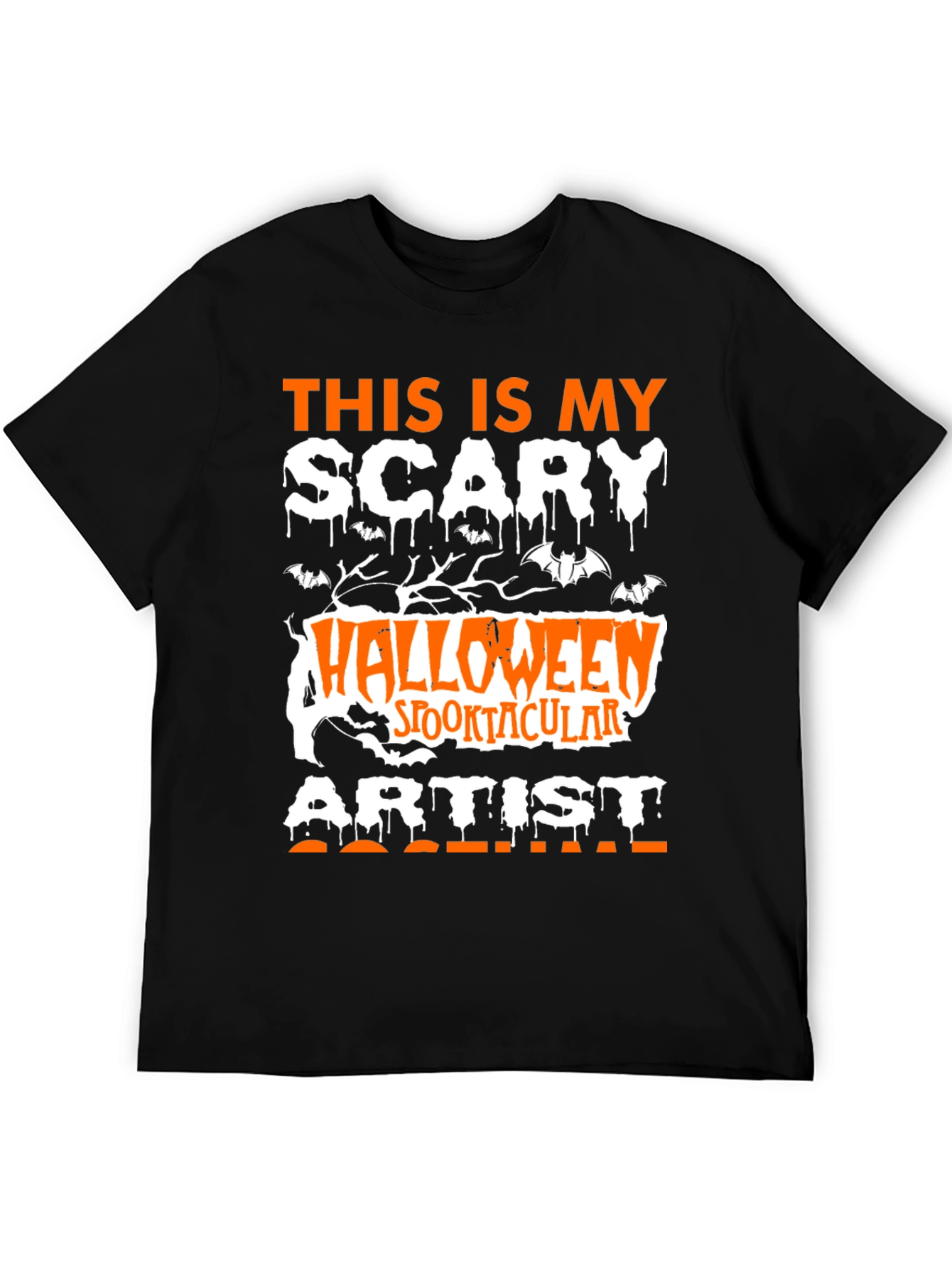 Halloween Artist T-Shirt - Scary Spooktacular Design