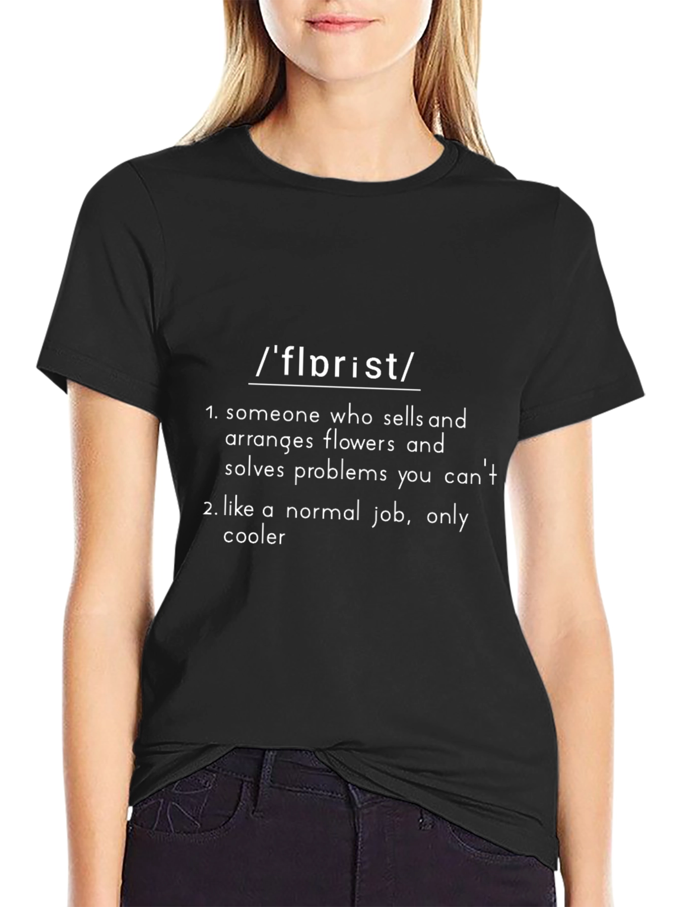 Florist Definition T-Shirt - Cool Job Gift