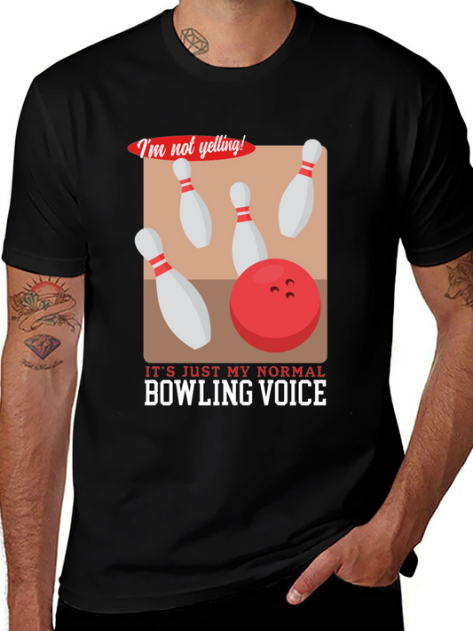 Bowling Voice T-Shirt Funny Bowling Gift