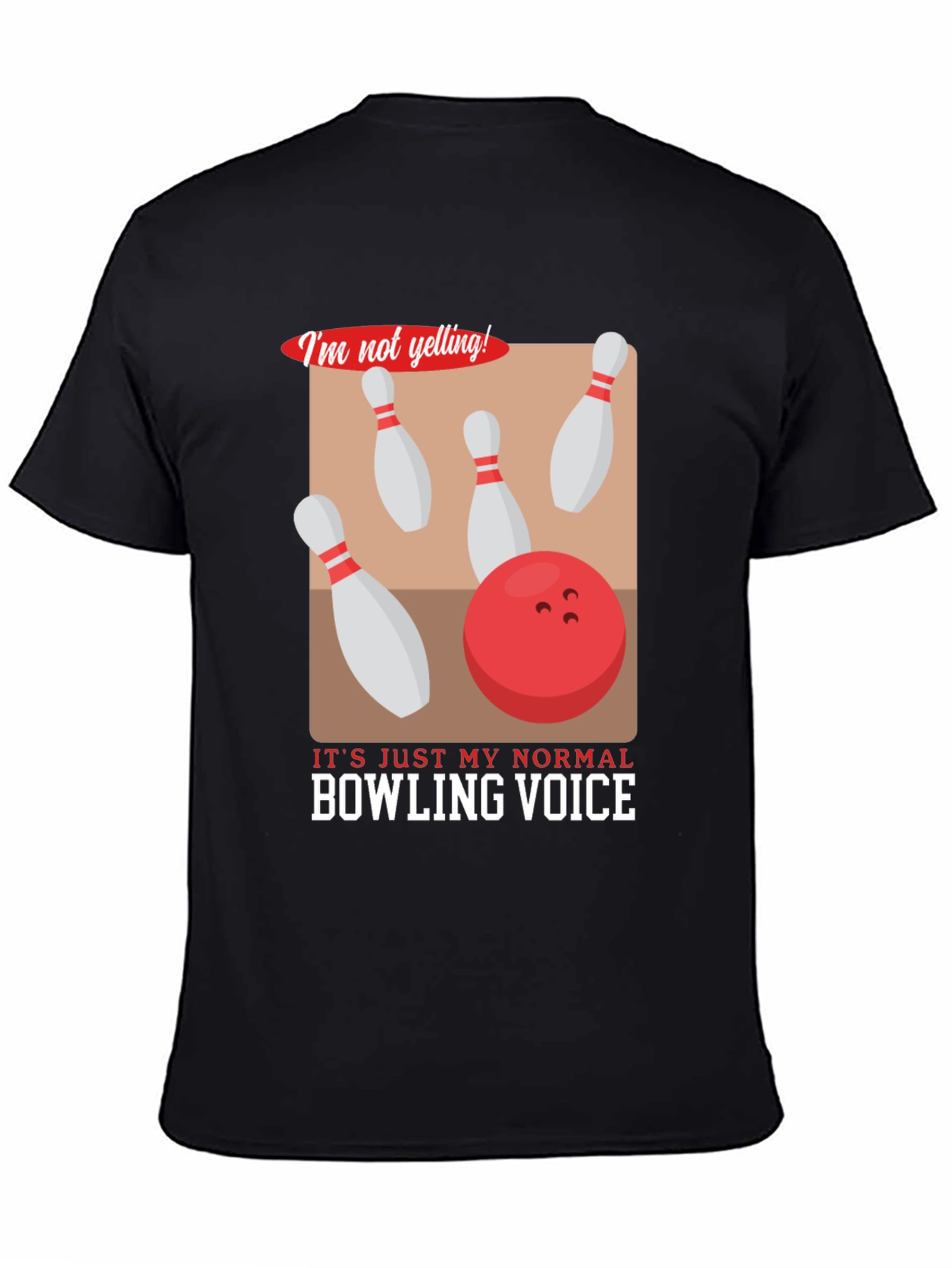 Bowling Voice T-Shirt Funny Bowling Gift