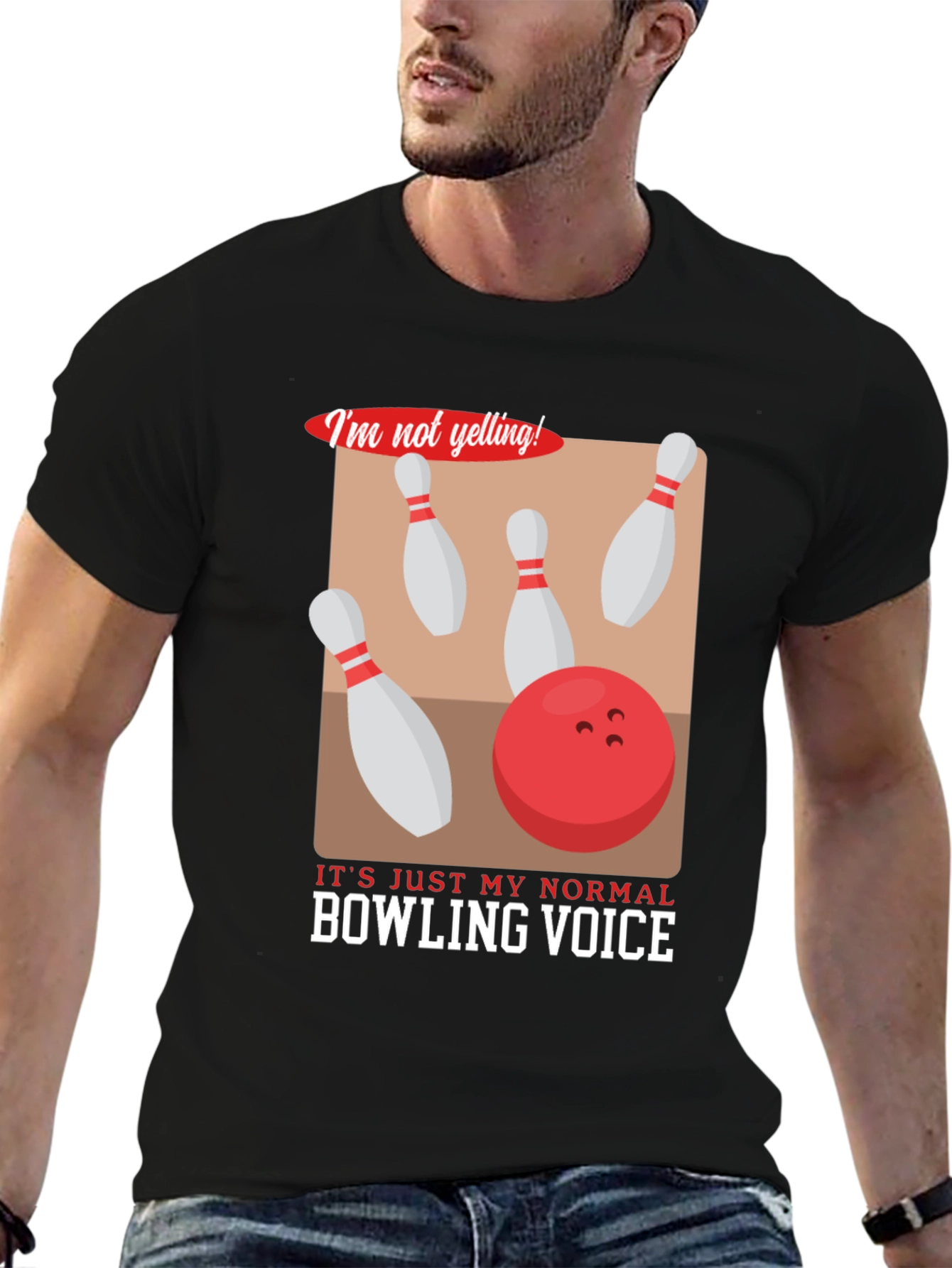 Bowling Voice T-Shirt Funny Bowling Gift