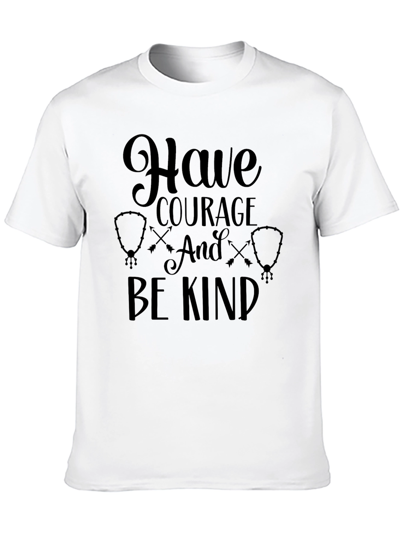 Have Courage Be Kind Graphic Tee - Black T-Shirt