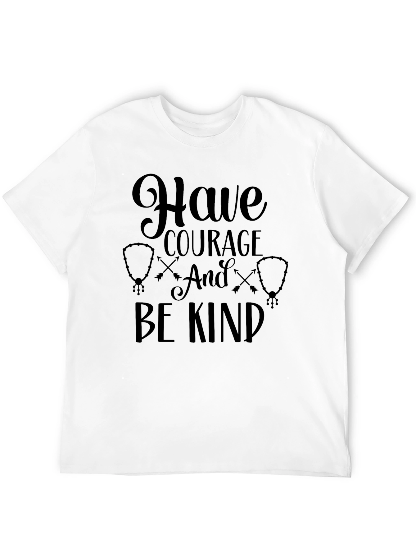 Have Courage Be Kind Graphic Tee - Black T-Shirt