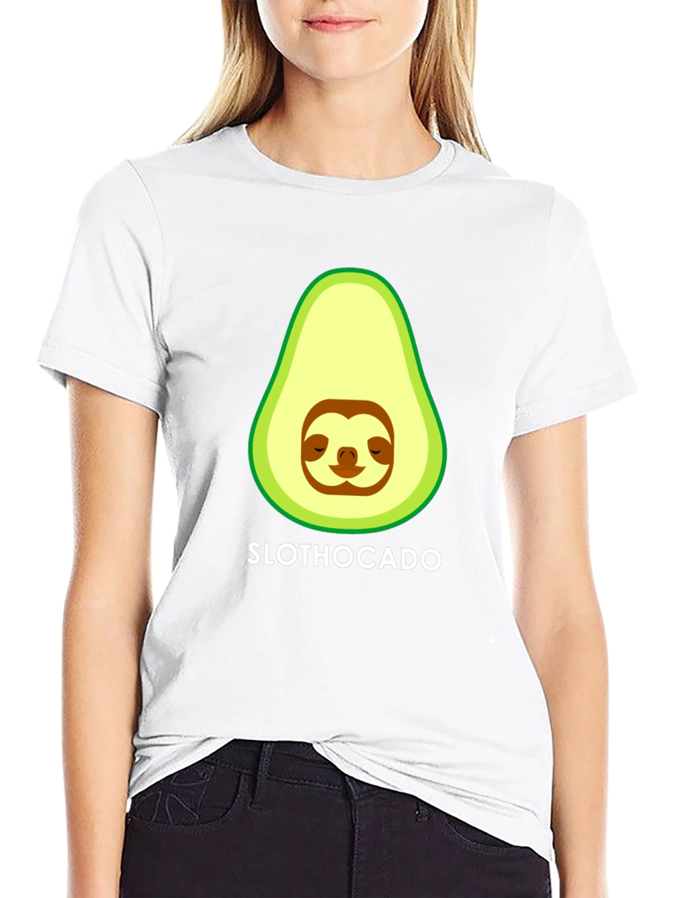 Slothocado T-Shirt - Funny Avocado Sloth Graphic Tee