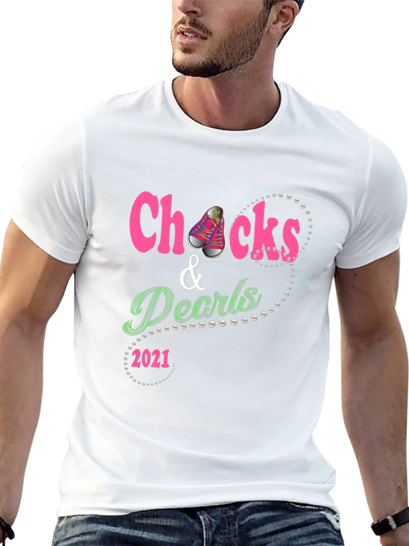Chucks & Pearls 2021 Graphic Tee
