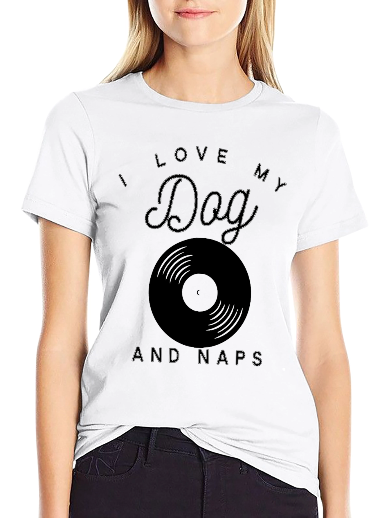 I Love My Dog and Naps Graphic Tee