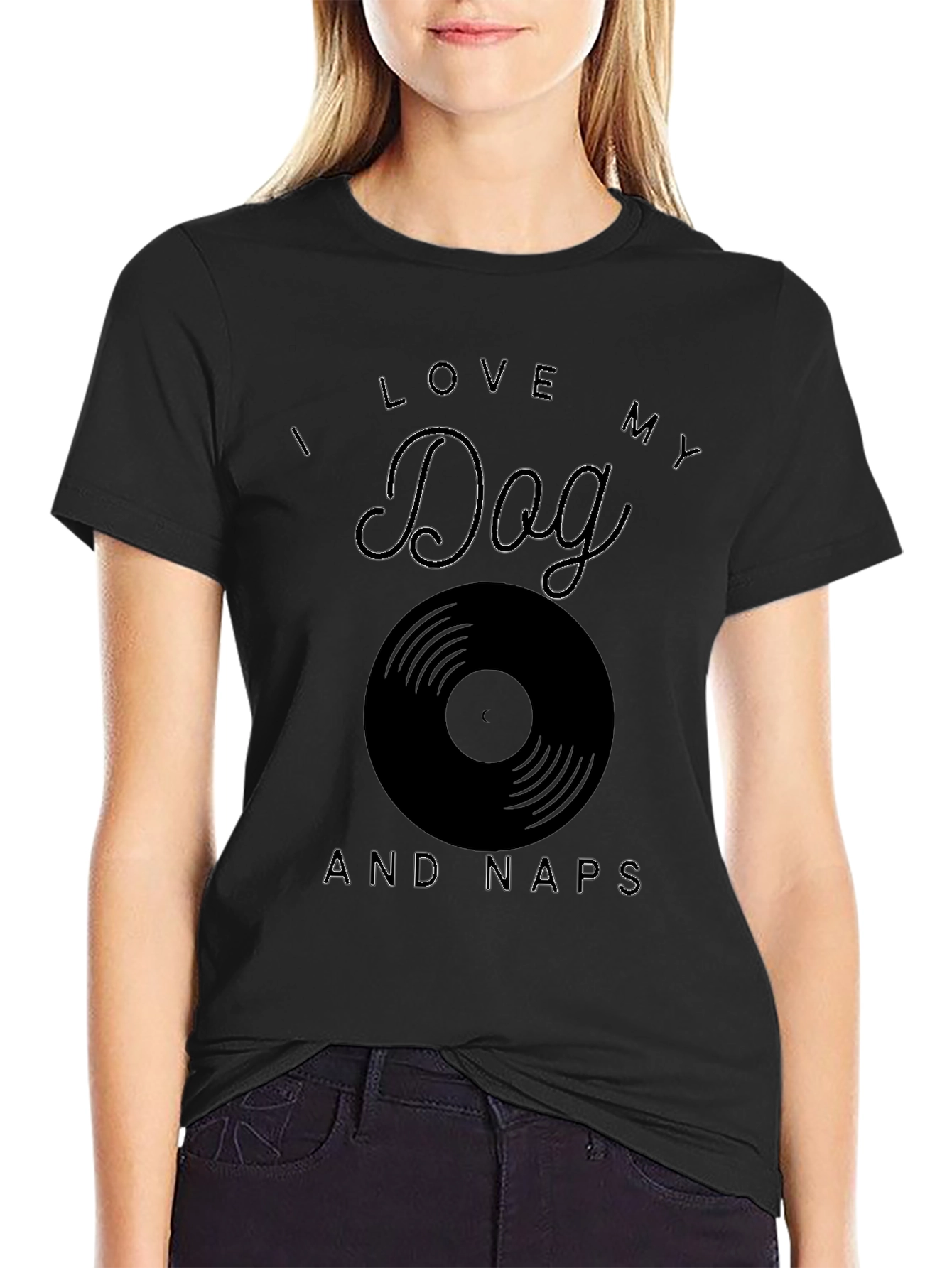I Love My Dog and Naps Graphic Tee