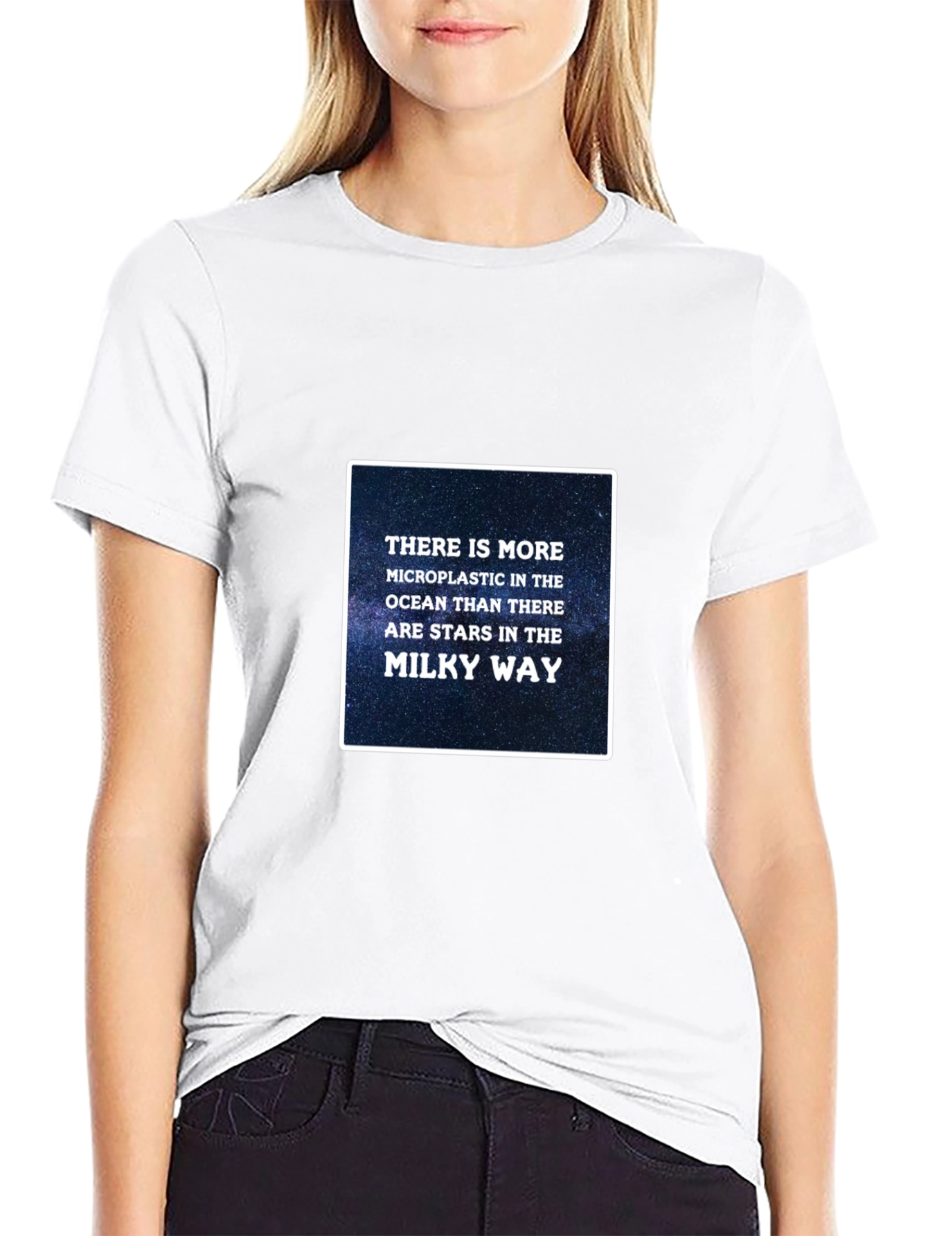 Microplastic Milky Way Graphic T-Shirt