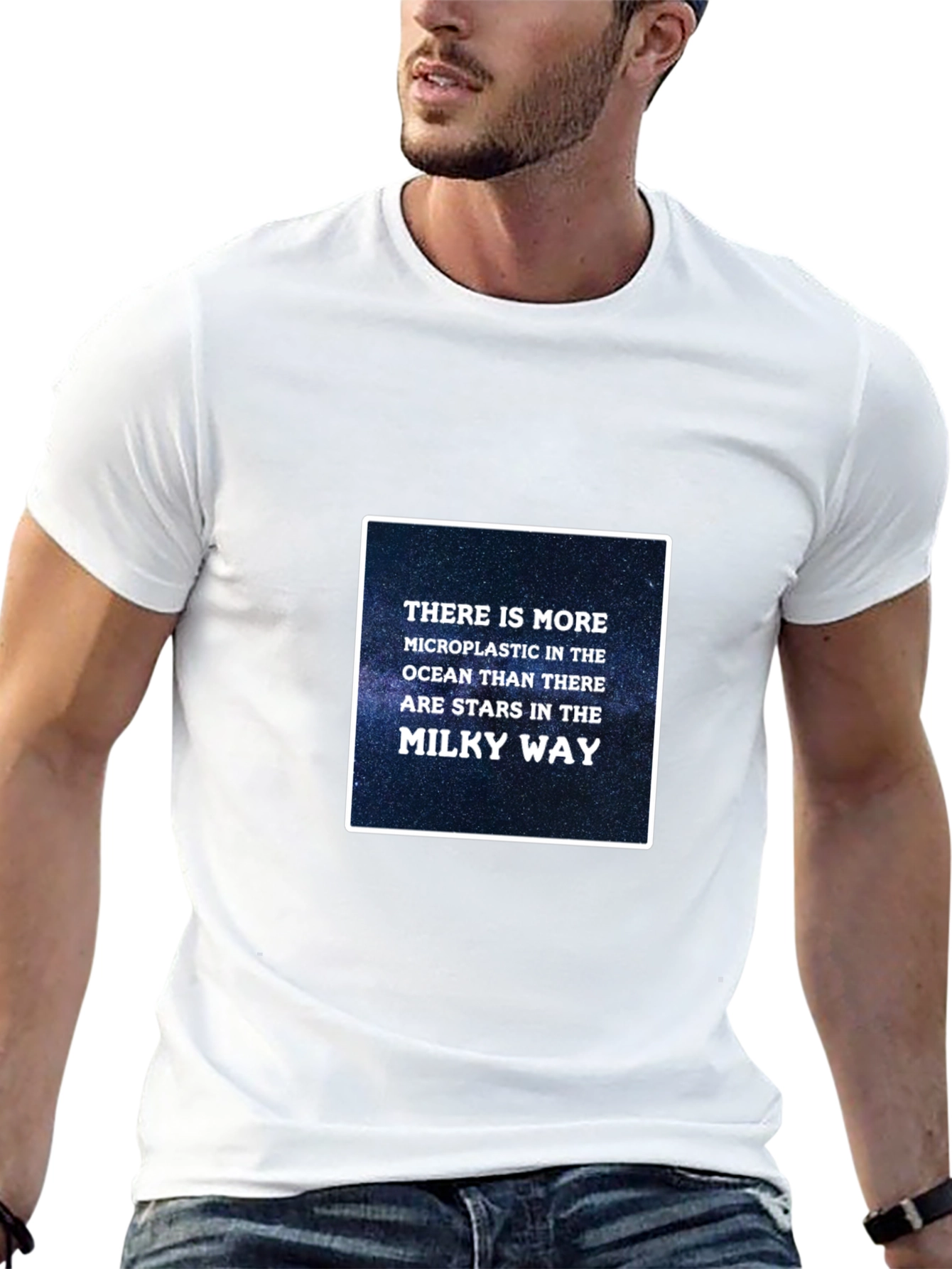Microplastic Milky Way Graphic T-Shirt