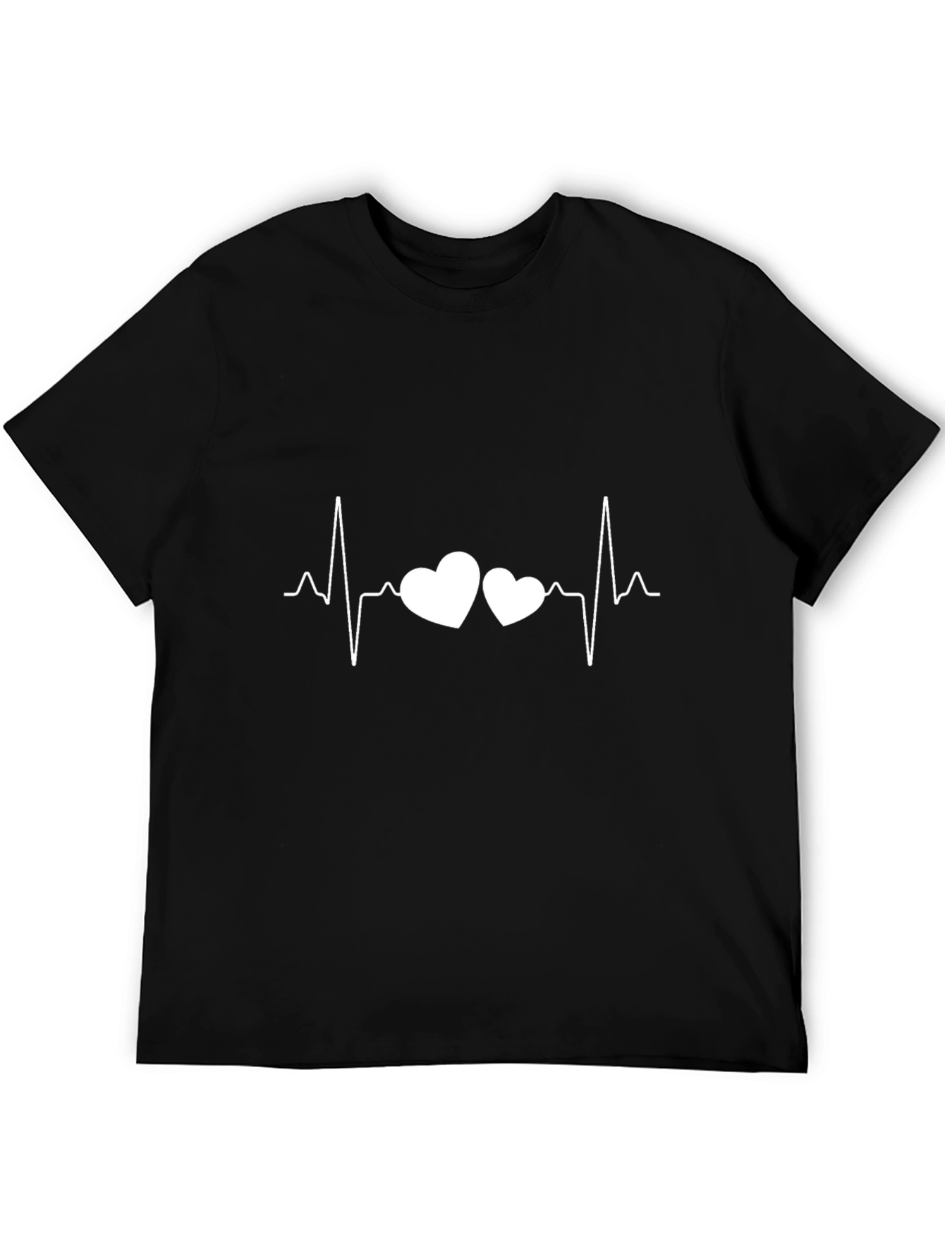 Heartbeat Love Valentines Day Graphic Tee