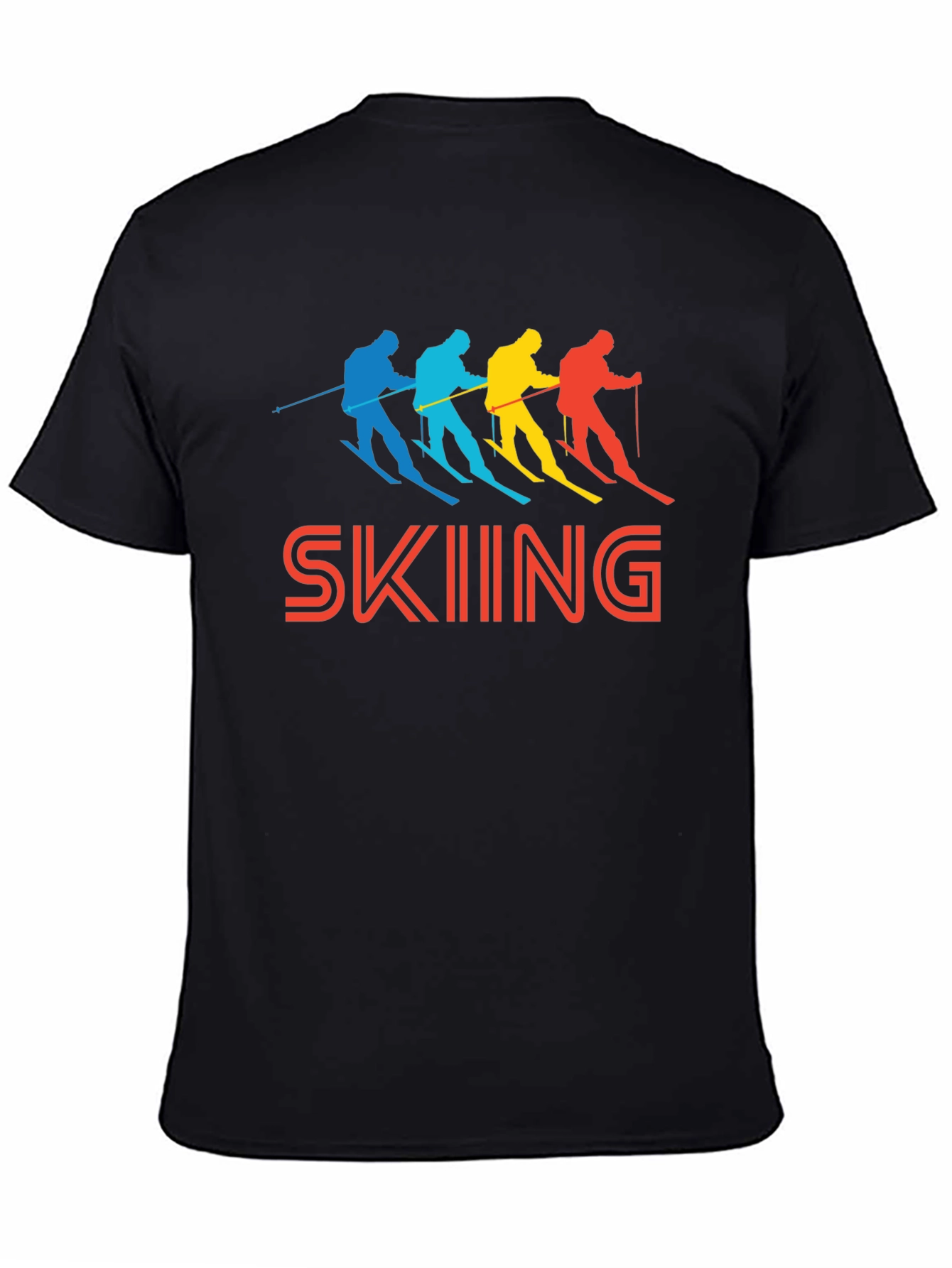 Retro Skiing Graphic Tee