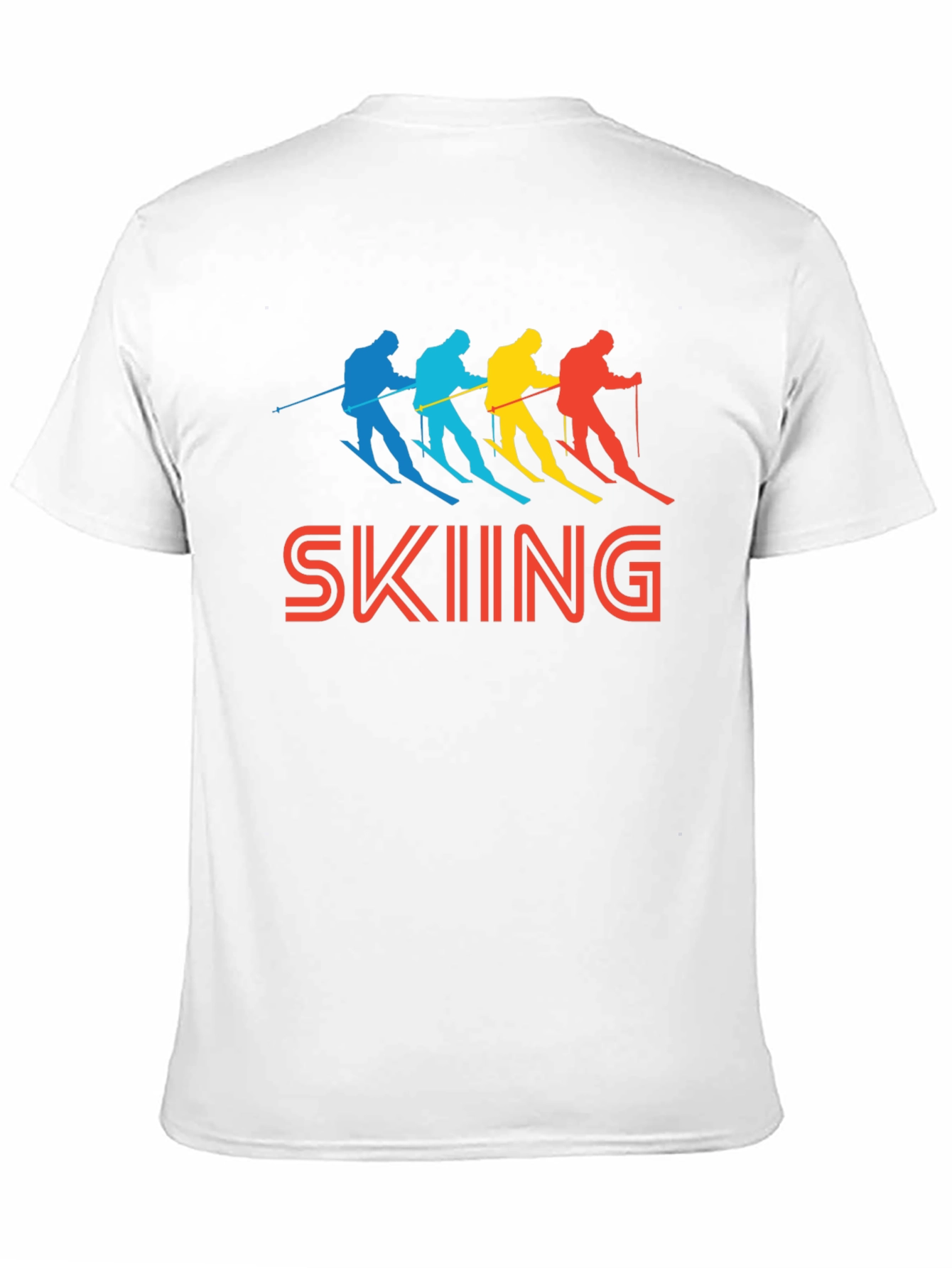 Retro Skiing Graphic Tee