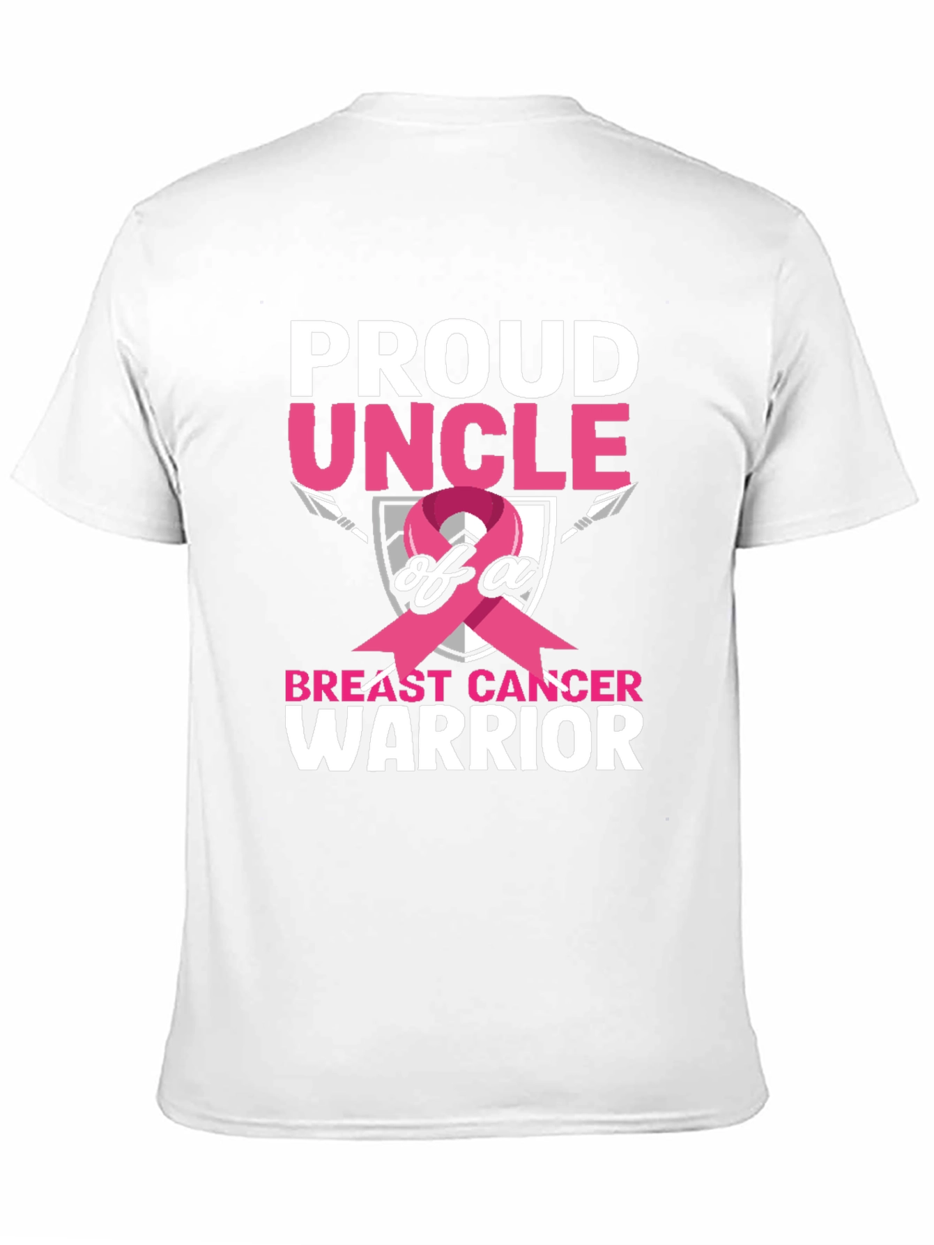 Proud Uncle Breast Cancer Warrior T-Shirt