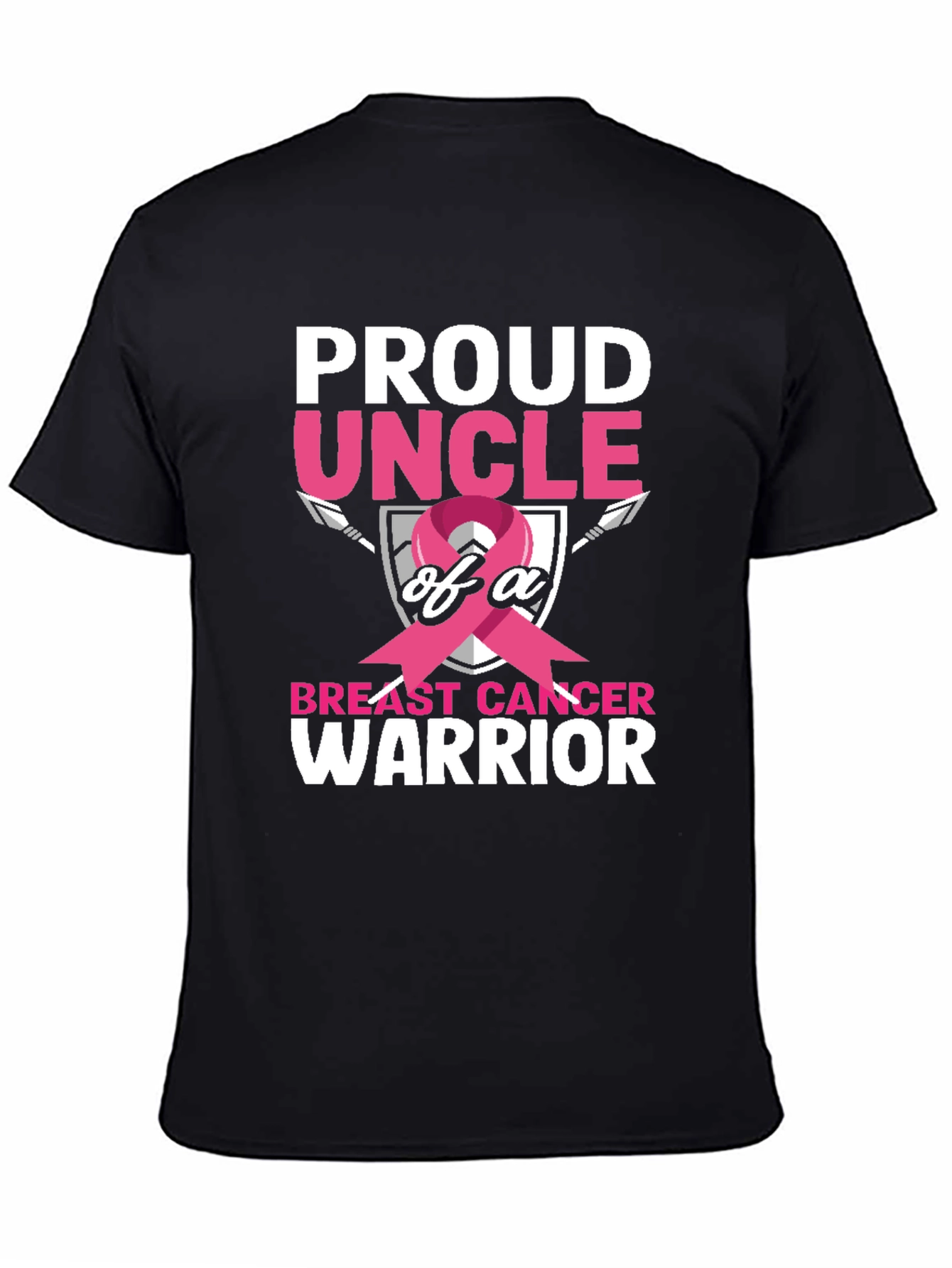 Proud Uncle Breast Cancer Warrior T-Shirt
