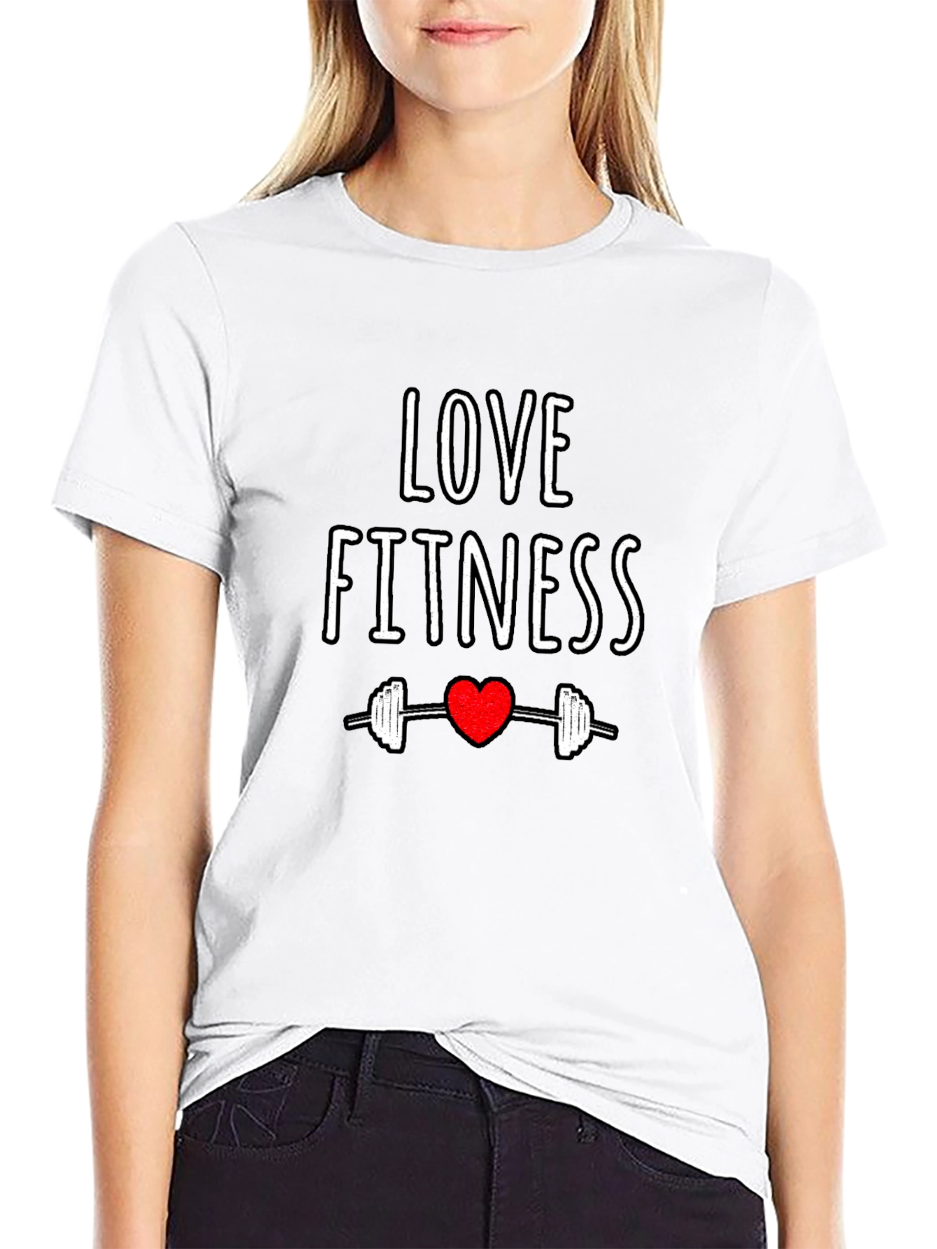 Love Fitness Graphic T-Shirt - Workout Tee