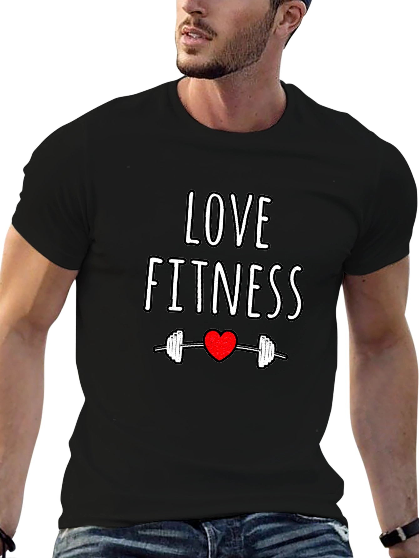 Love Fitness Graphic T-Shirt - Workout Tee