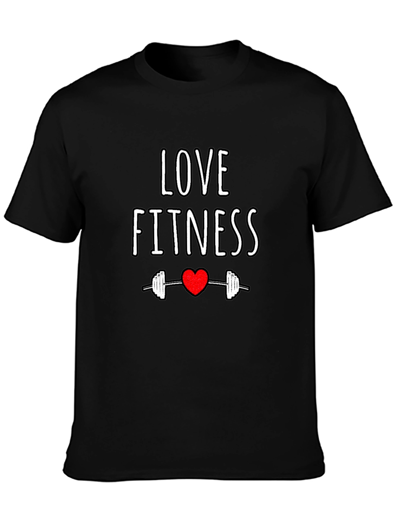Love Fitness Graphic T-Shirt - Workout Tee