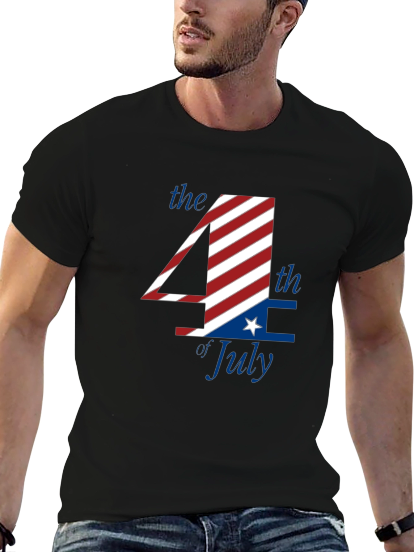 Patriotic 4th of July Graphic Tee