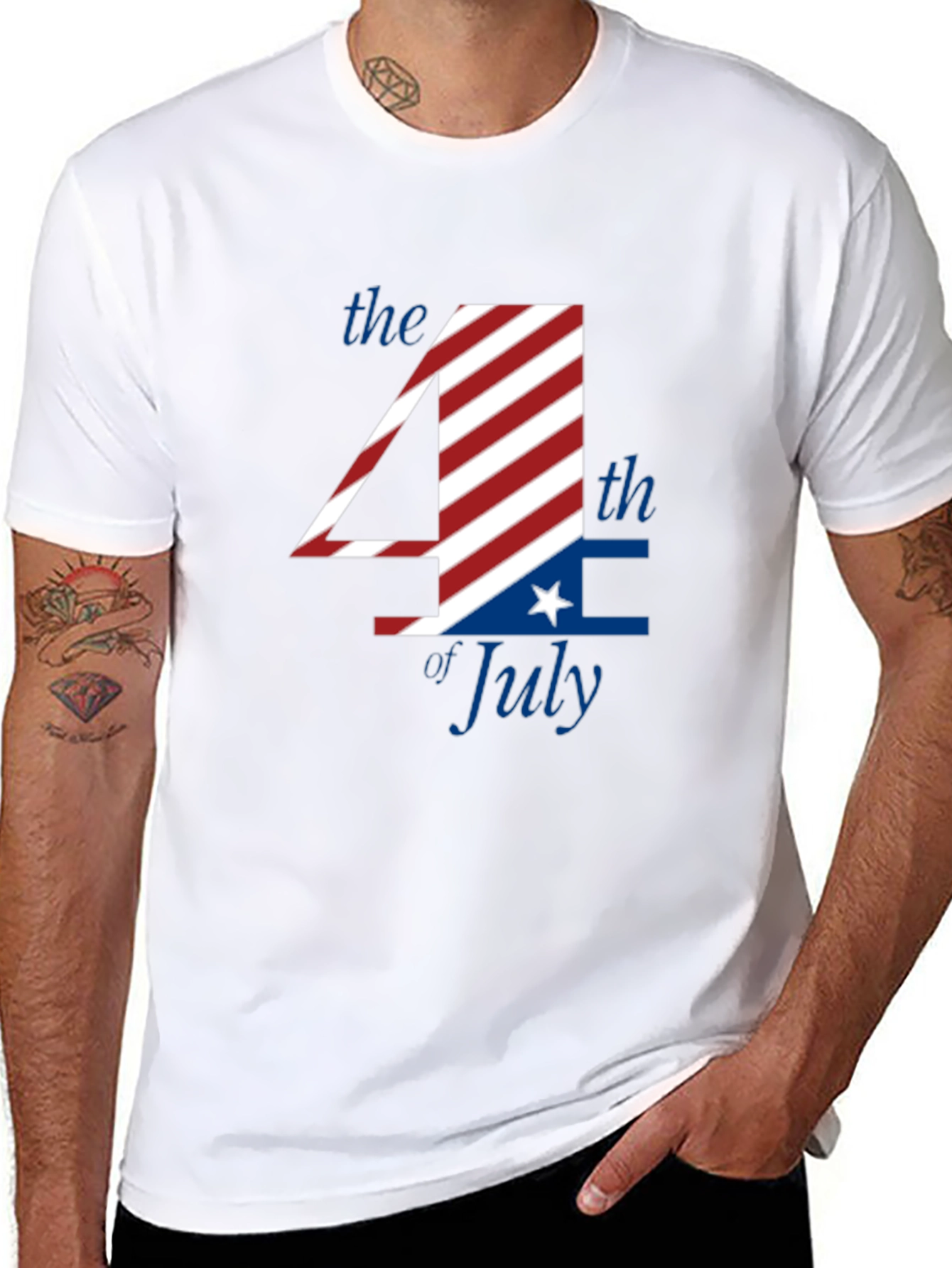 Patriotic 4th of July Graphic Tee