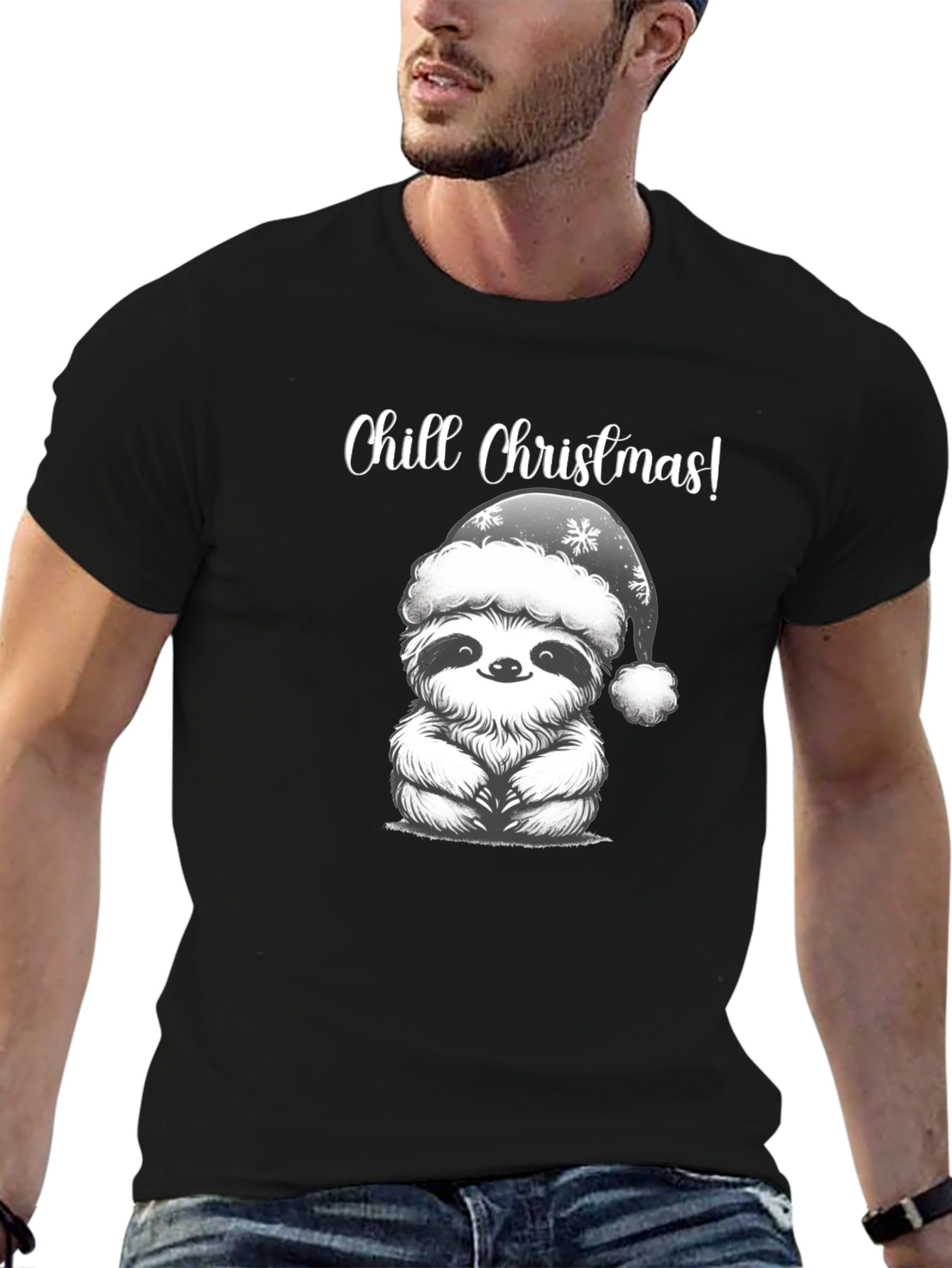 Chill Christmas Sloth T-Shirt