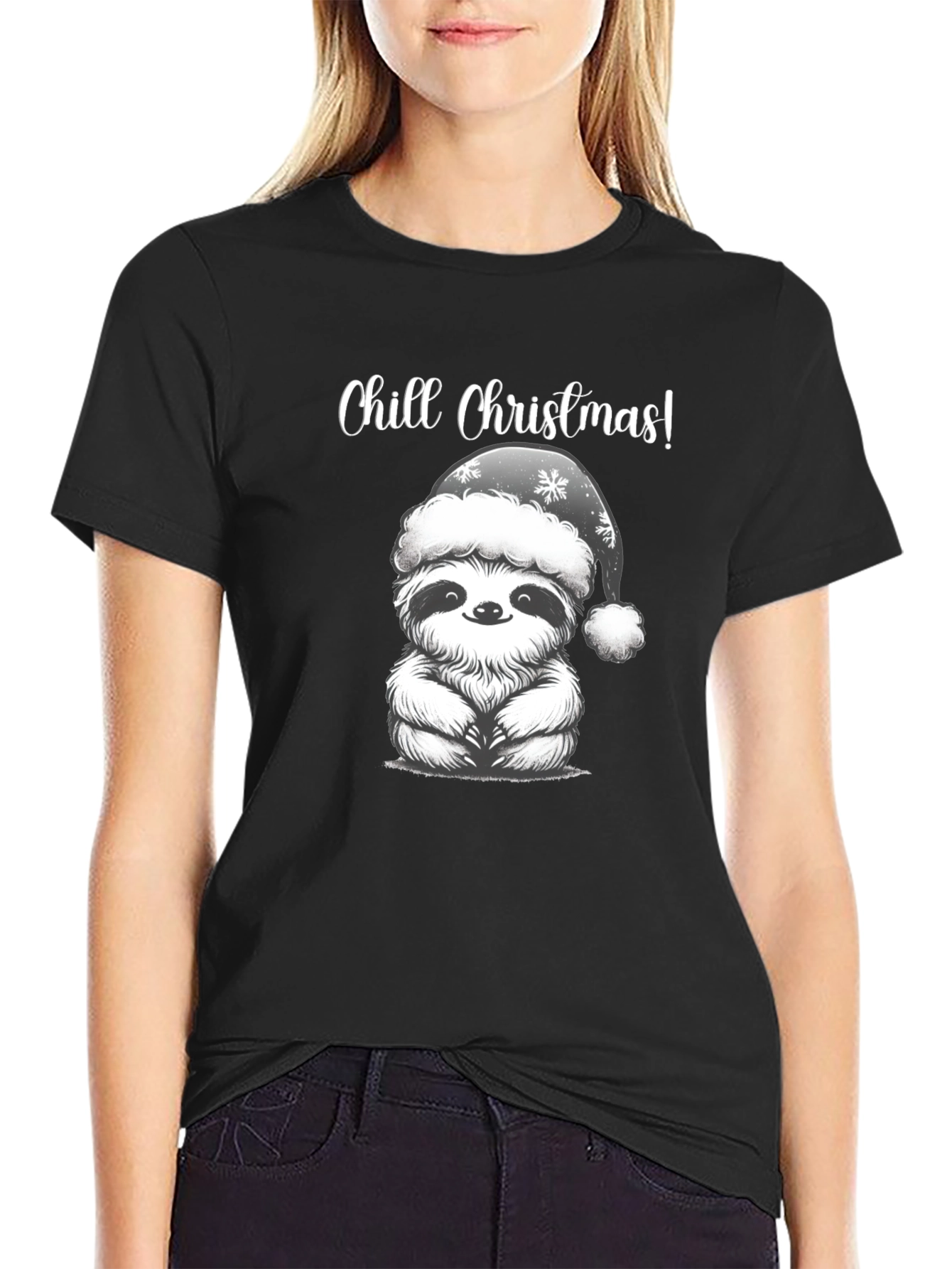 Chill Christmas Sloth T-Shirt