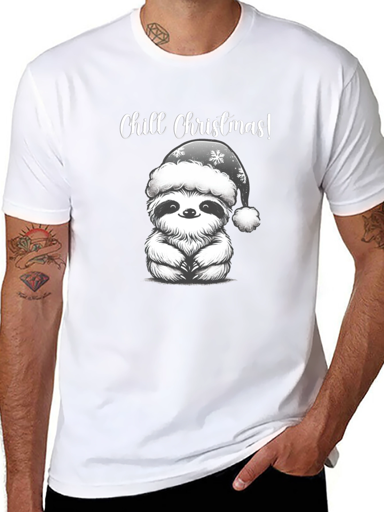 Chill Christmas Sloth T-Shirt