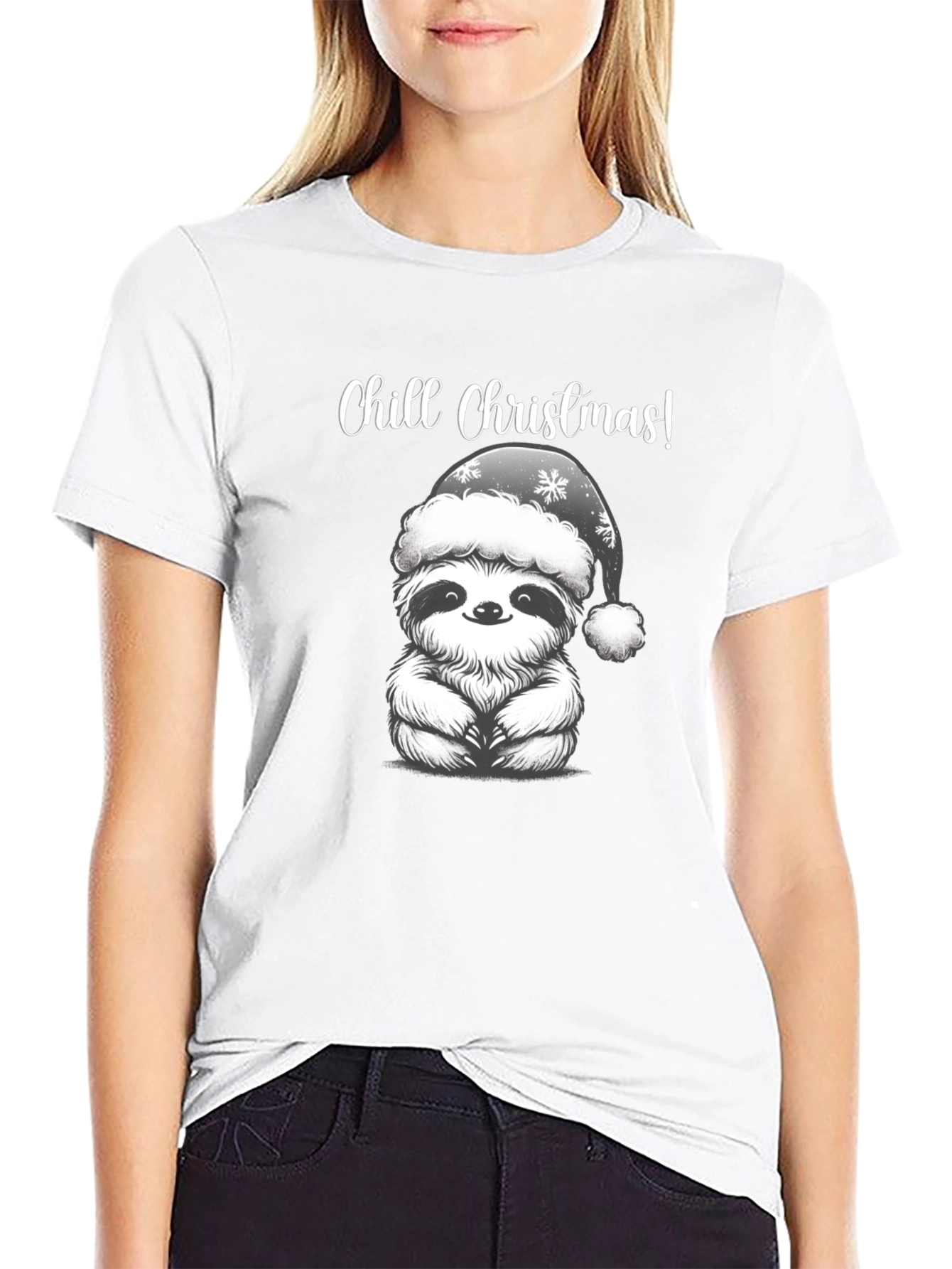 Chill Christmas Sloth T-Shirt