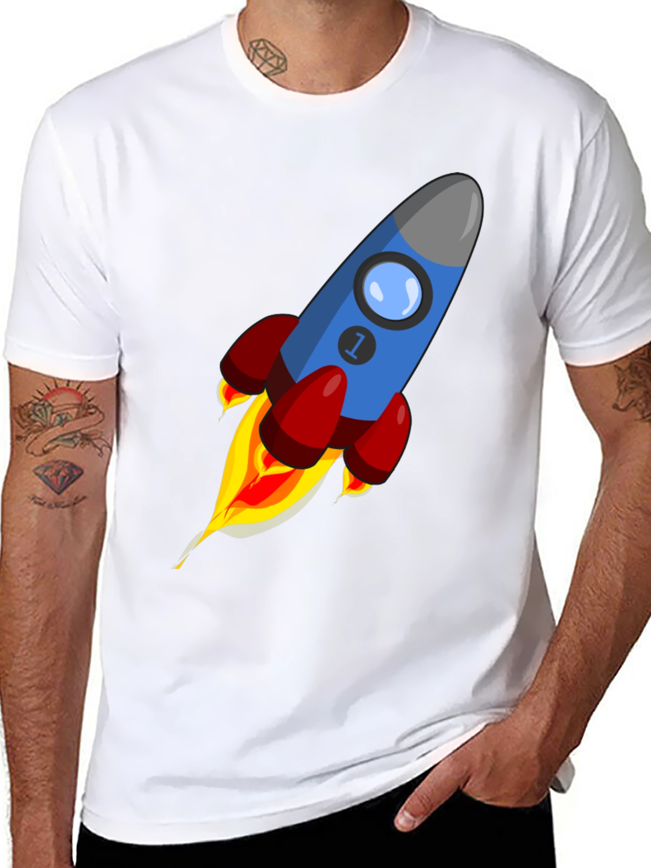 Rocket Launch T-Shirt - Blast Off in Style!