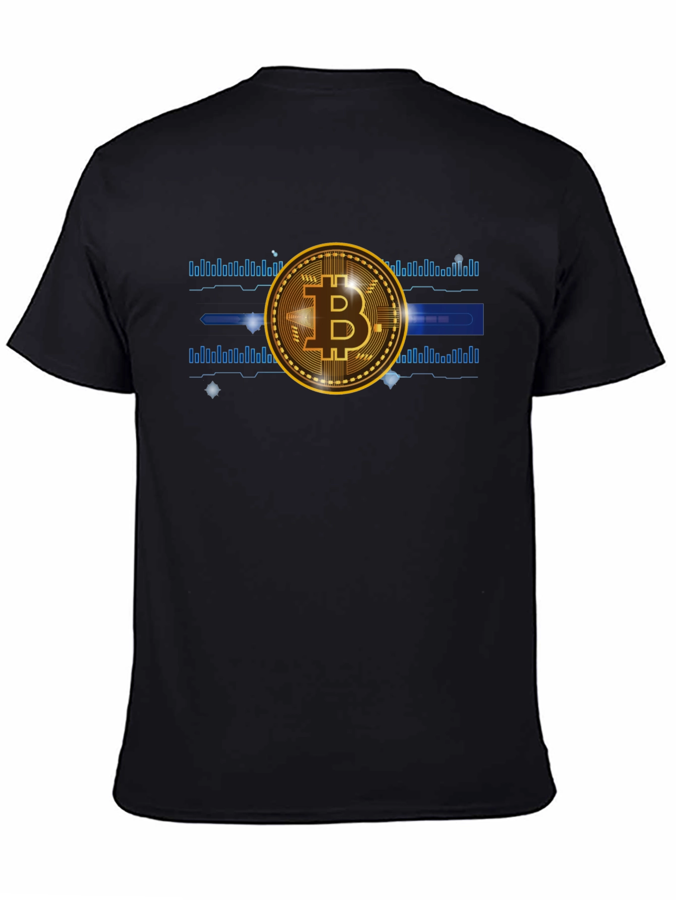 Bitcoin Crypto Tee - Black Graphic T-Shirt