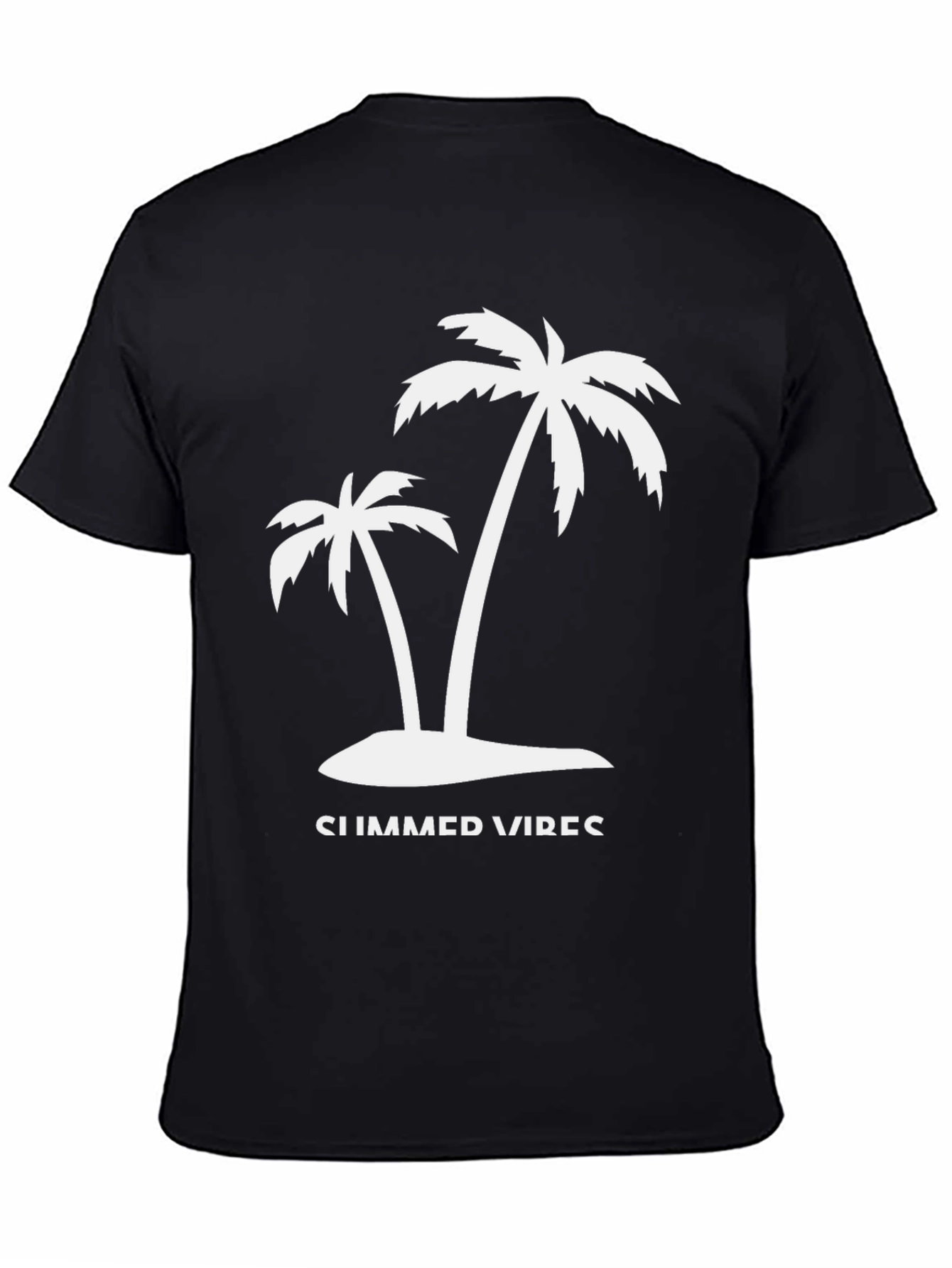 Summer Vibes Palm Tree Graphic Tee