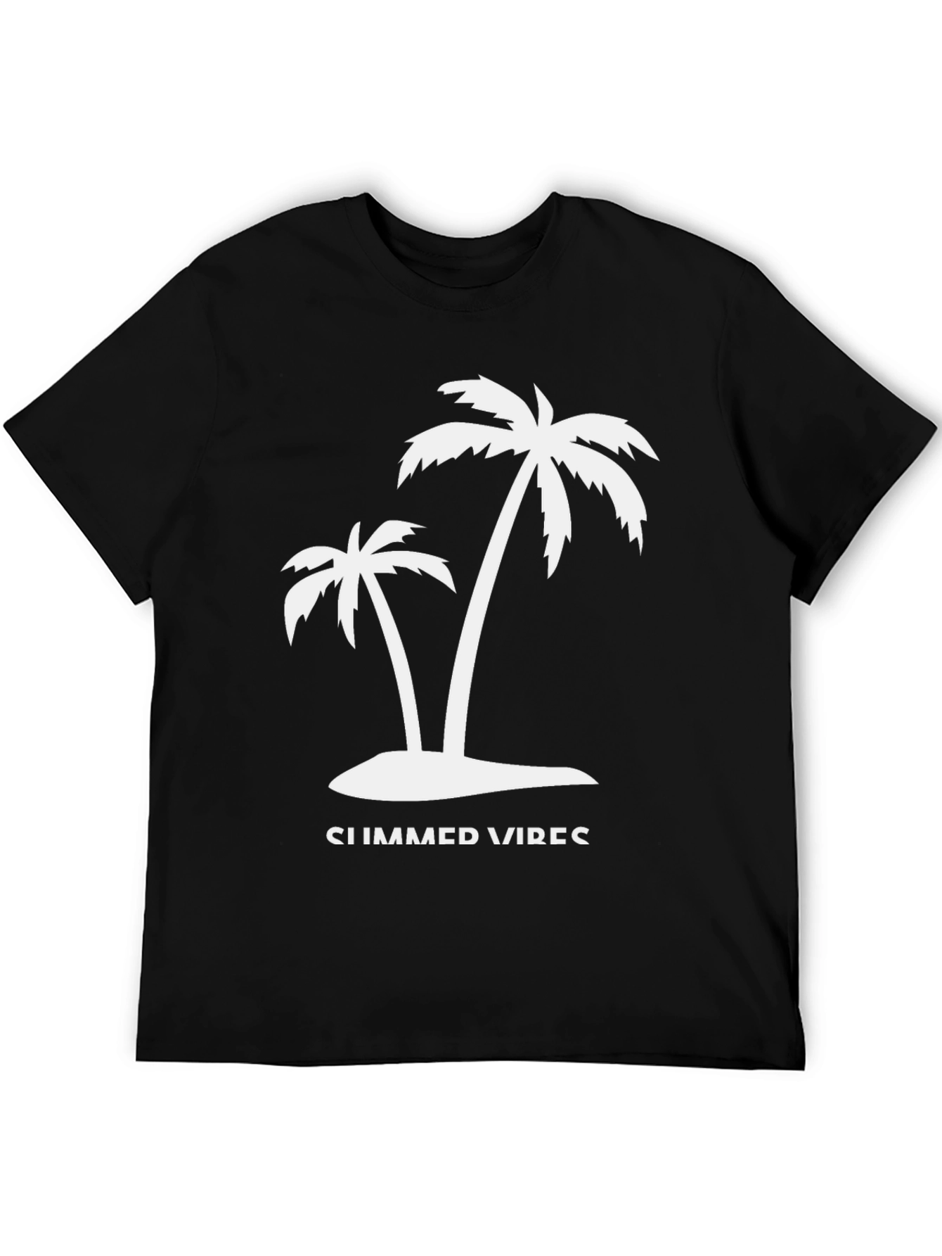 Summer Vibes Palm Tree Graphic Tee