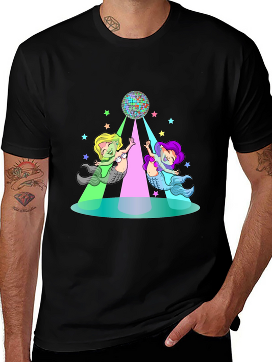 Mermaid Disco T-Shirt - Fun Party Top