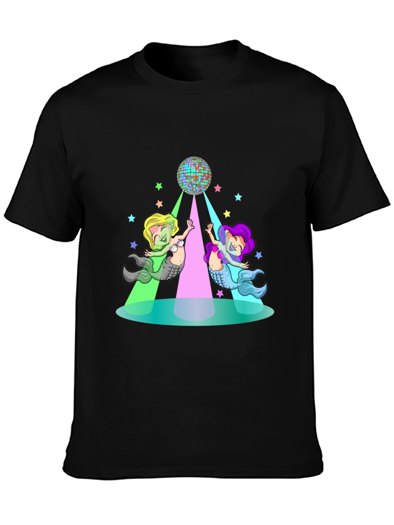 Mermaid Disco T-Shirt - Fun Party Top