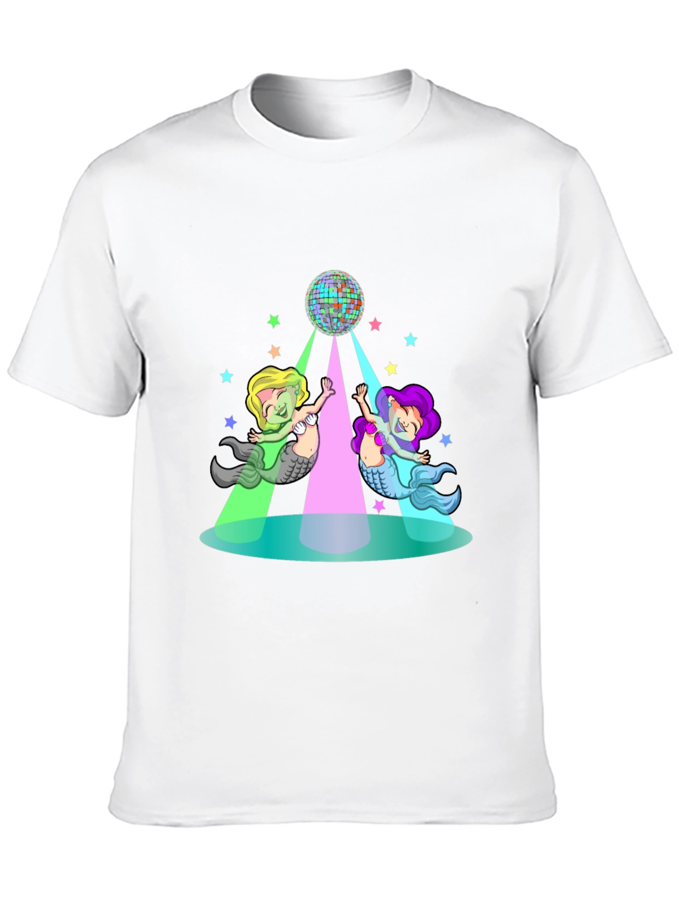 Mermaid Disco T-Shirt - Fun Party Top