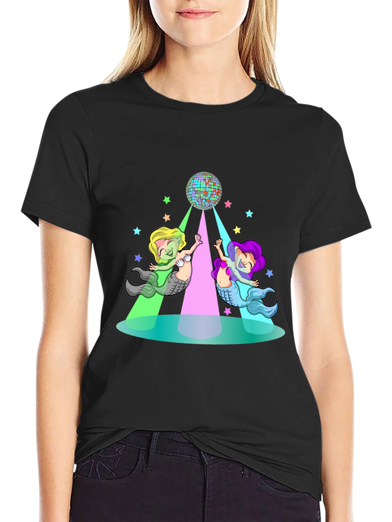 Mermaid Disco T-Shirt - Fun Party Top