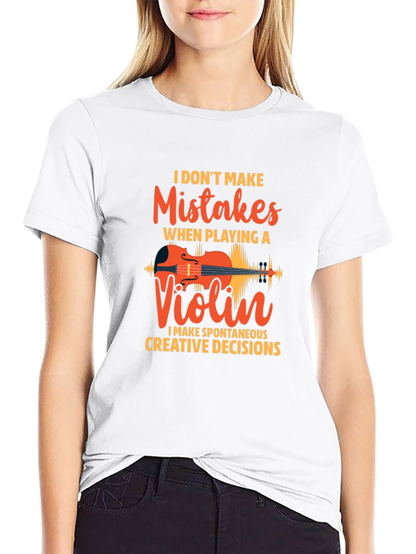 Violin Player T-Shirt - Humorous Music Lover Tee