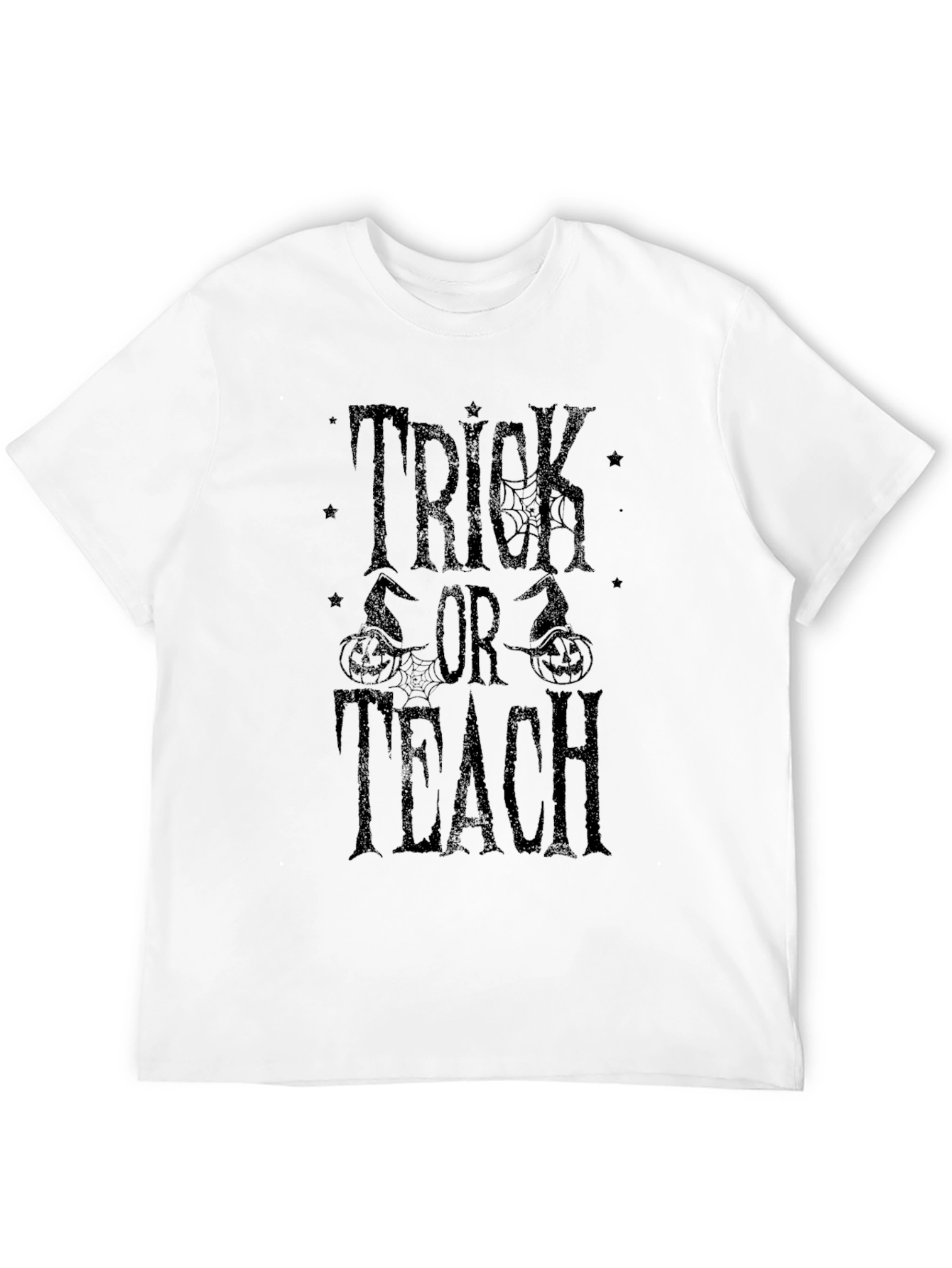 Trick or Teach Halloween T-Shirt - Black