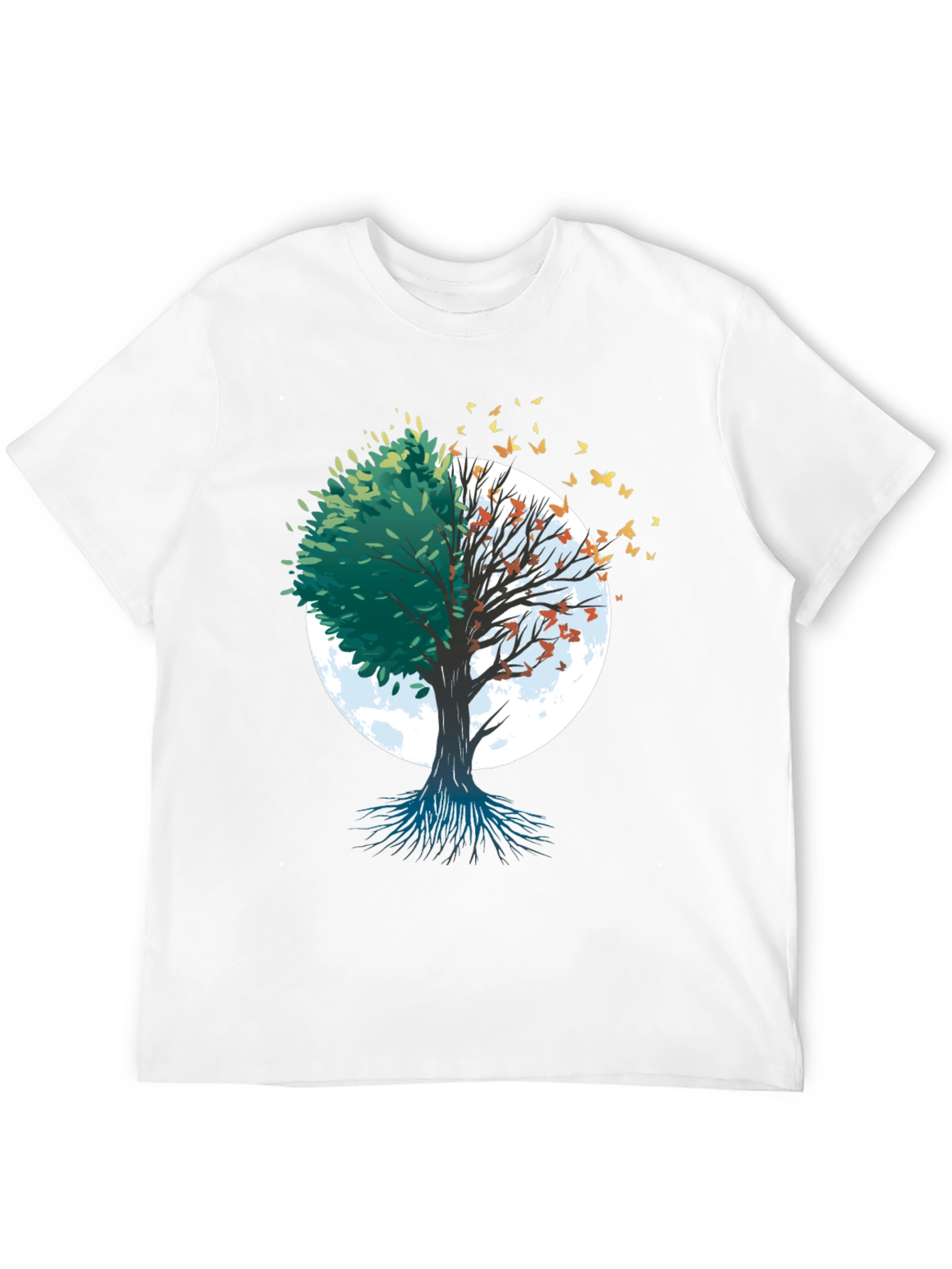 Nature Tree Graphic Tee - Seasons Change Shirt
