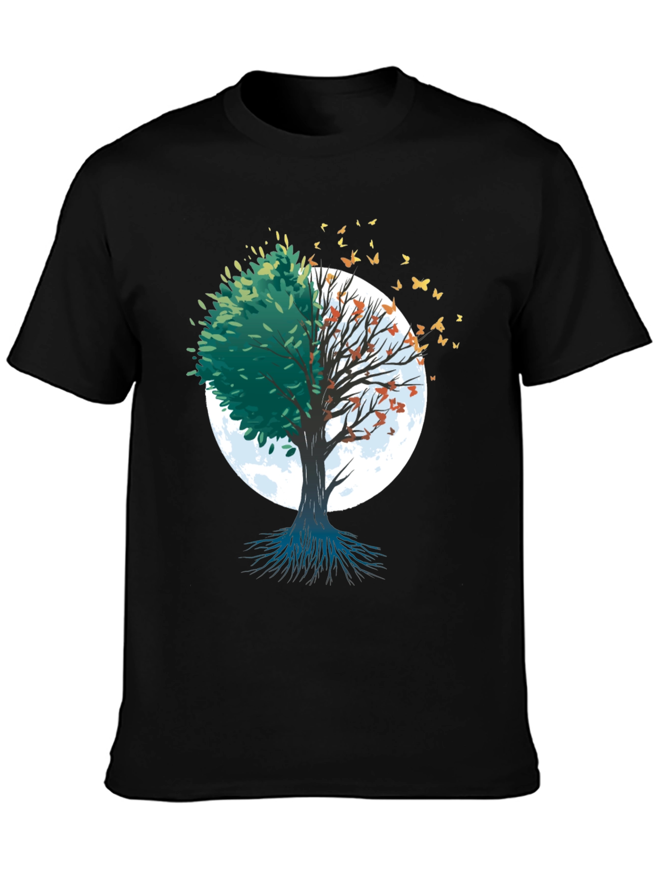 Nature Tree Graphic Tee - Seasons Change Shirt
