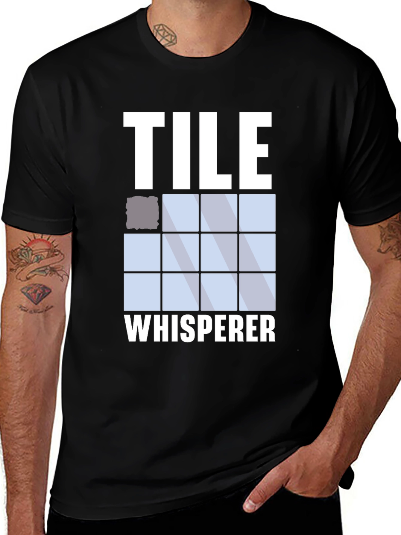 Tile Whisperer T-Shirt: Funny Tiling Profession Apparel