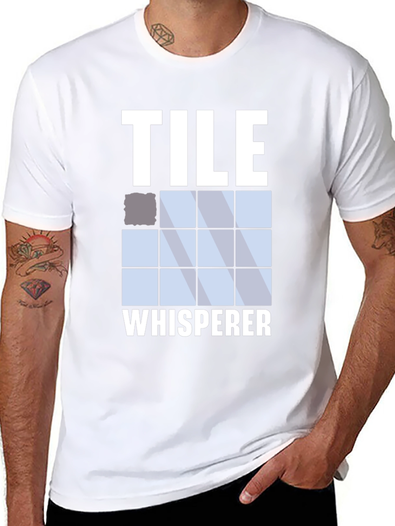 Tile Whisperer T-Shirt: Funny Tiling Profession Apparel