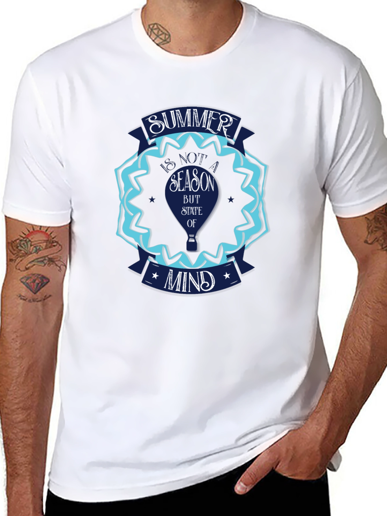 Summer Season State of Mind Graphic Tee