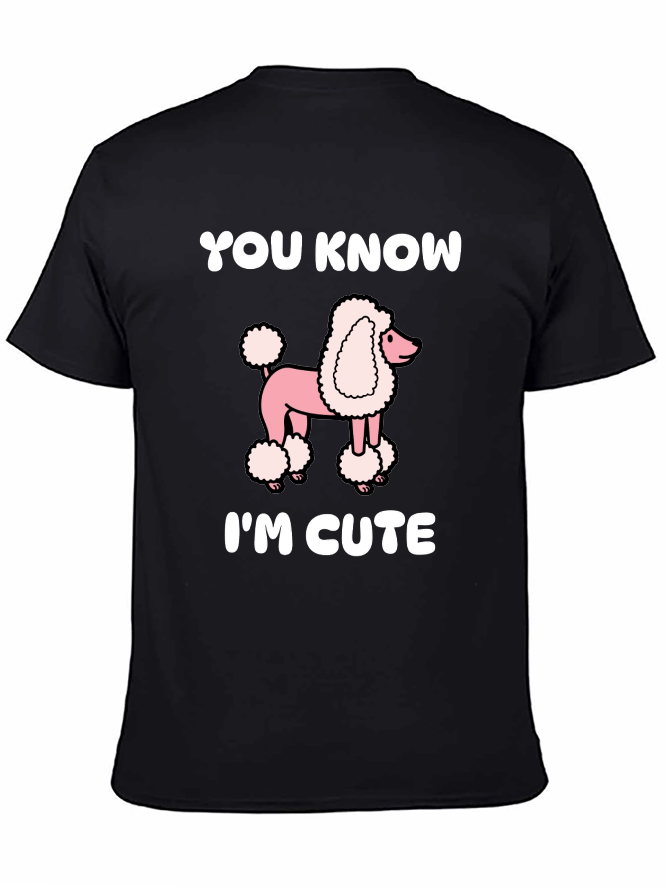 Cute Poodle Graphic Tee - Unisex