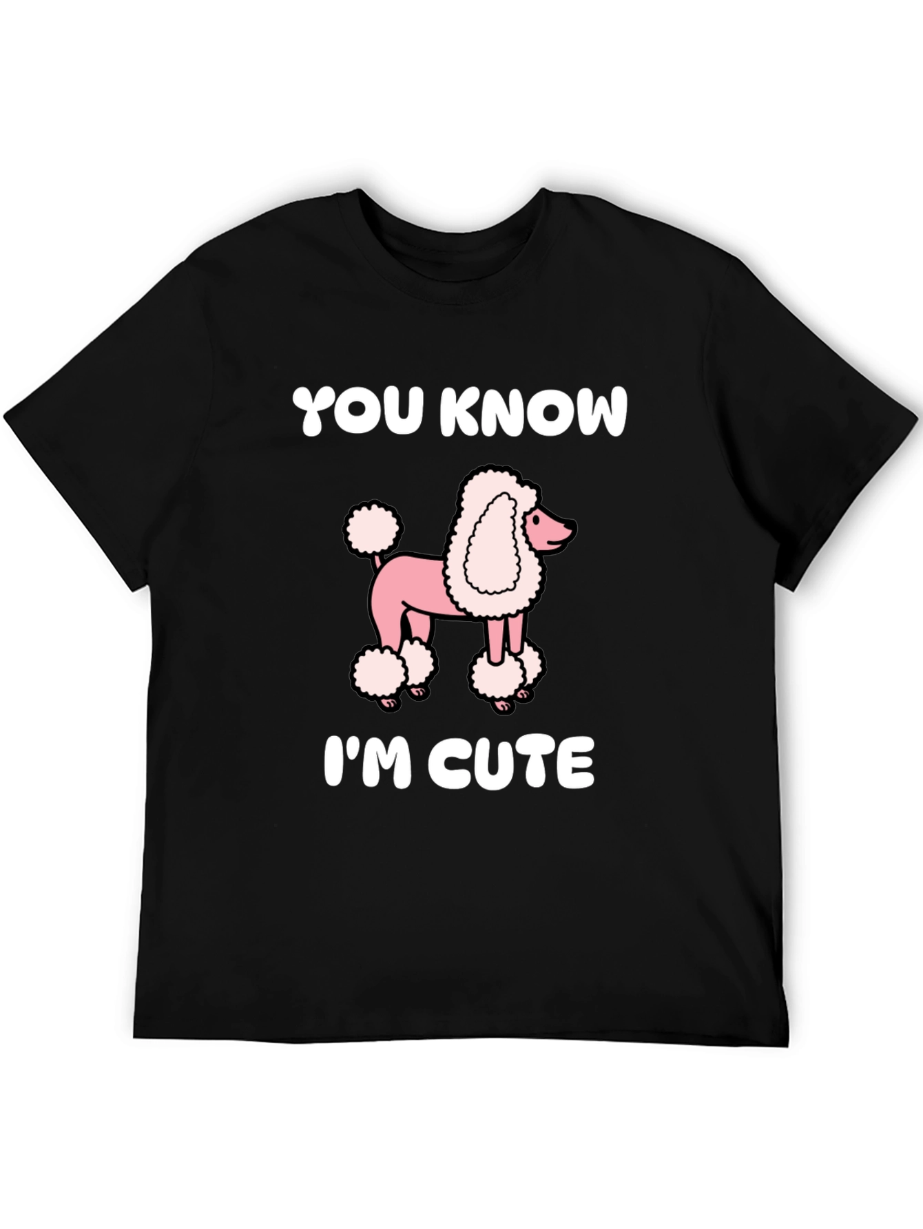 Cute Poodle Graphic Tee - Unisex