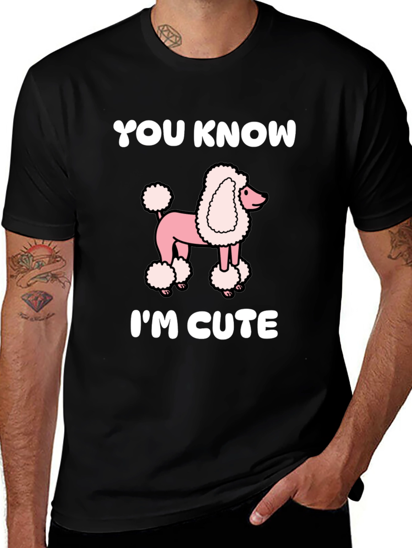 Cute Poodle Graphic Tee - Unisex