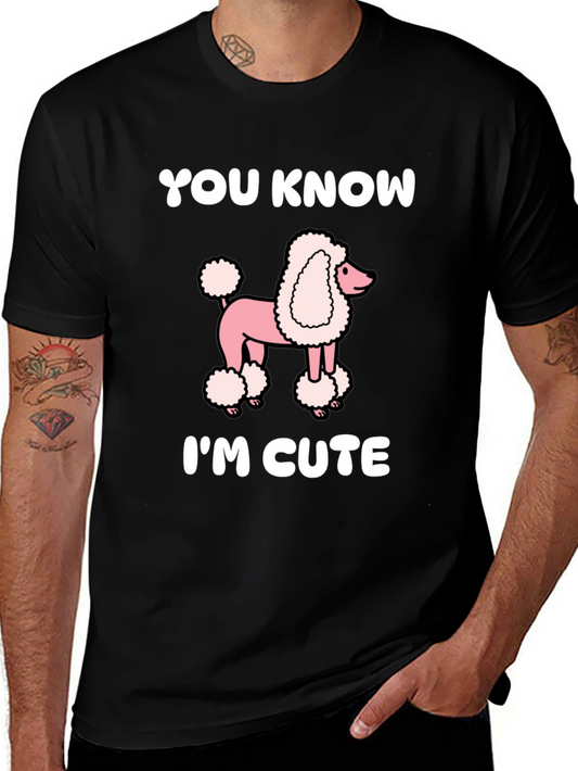Cute Poodle Graphic Tee - Unisex