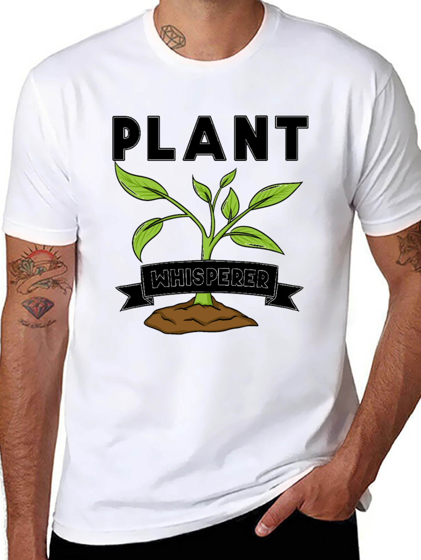 Plant Whisperer Graphic Tee - Gardening T-Shirt