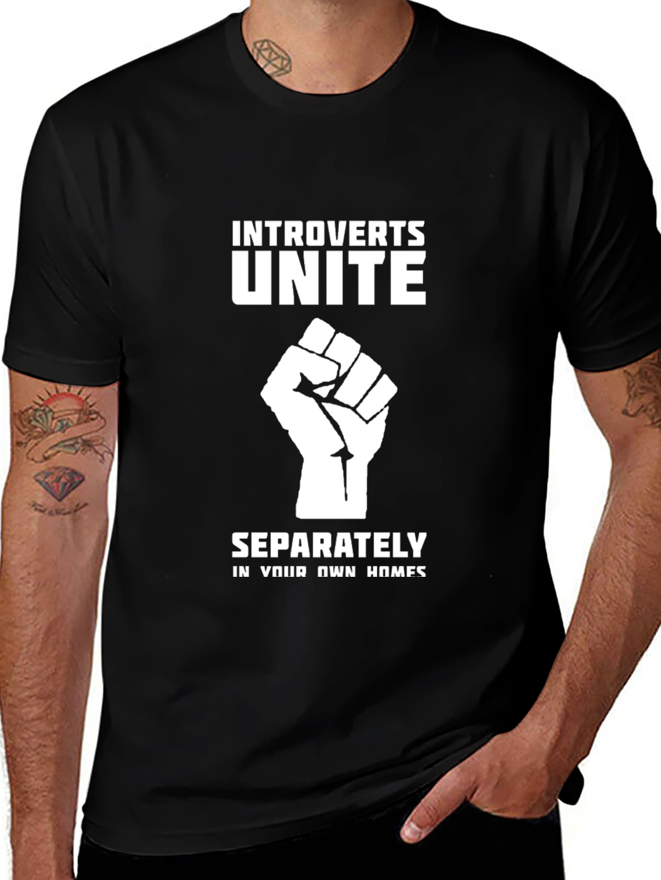 Introverts Unite Separately T-Shirt