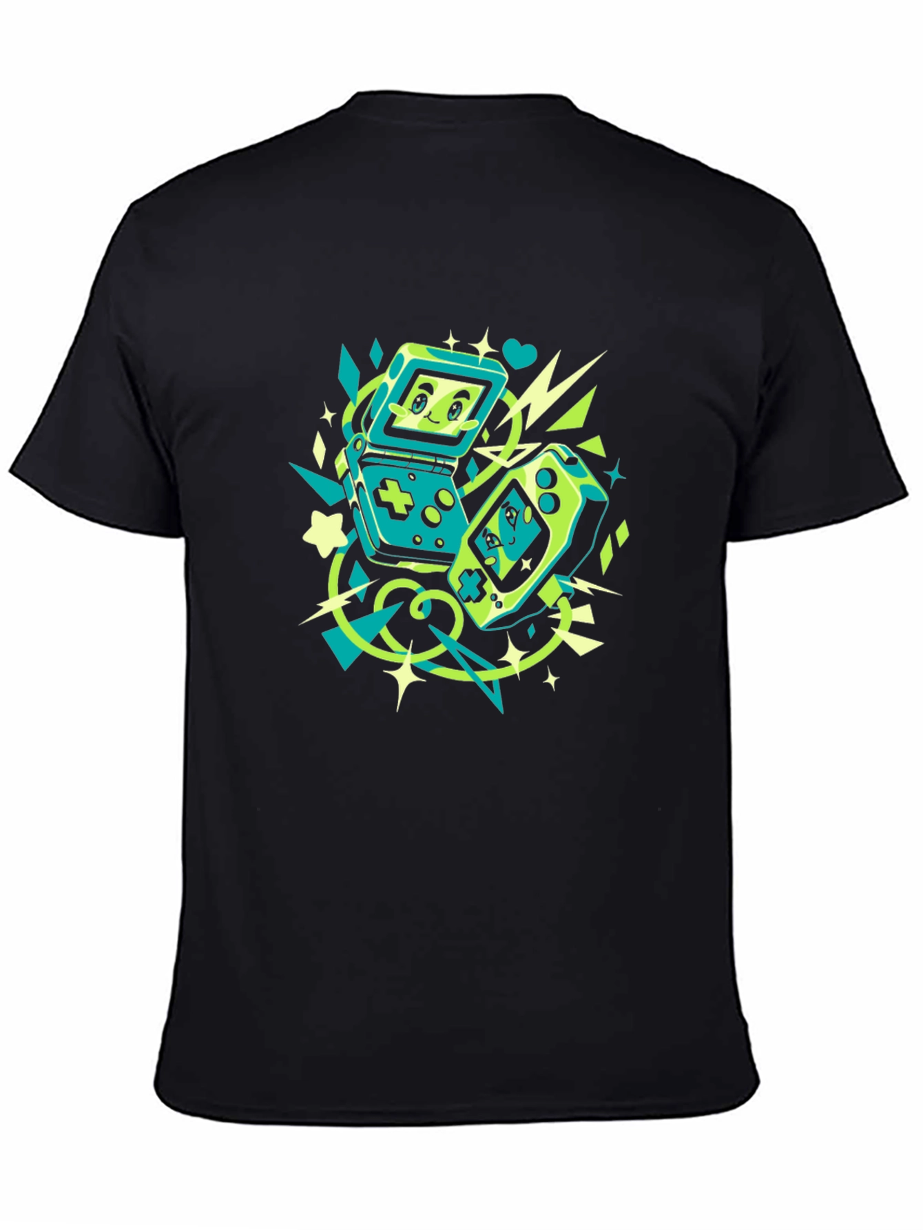 Retro Gaming Black T-Shirt