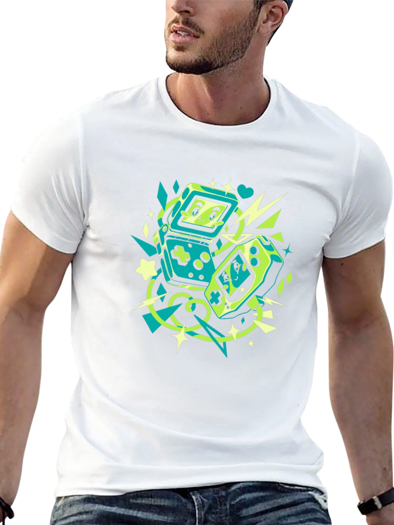 Retro Gaming Black T-Shirt